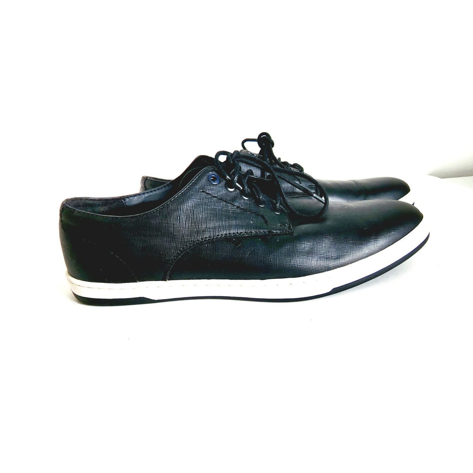 Zara Zara Men Formal Sneakers Classic Black Lightweight Size US 11 / EU 44 - 7 Thumbnail