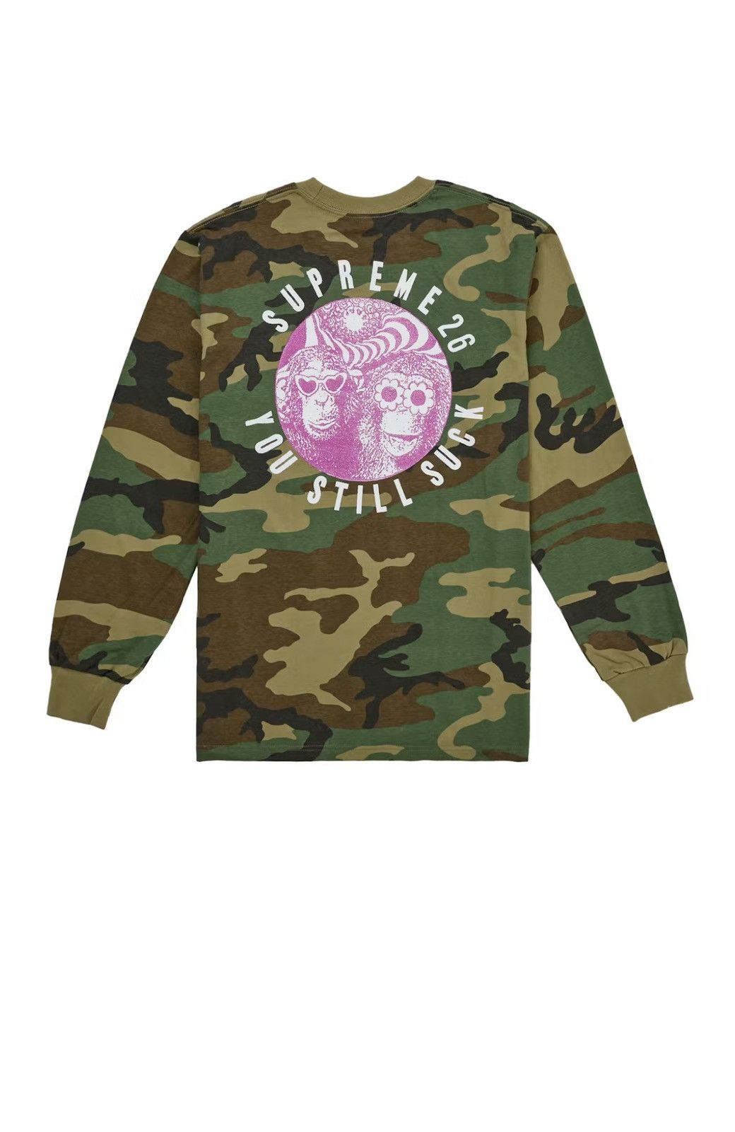 Supreme fw26 Supreme Camo “You Still Suck” Longsleeve | Grailed