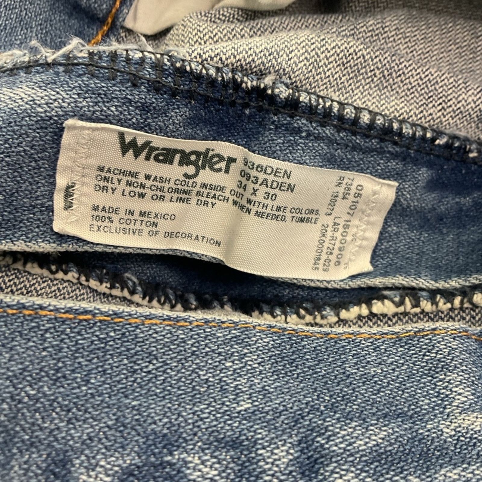 Wrangler Vintage 90s Wrangler Rugged Jeans Size US 34 / EU 50 - 3 Thumbnail