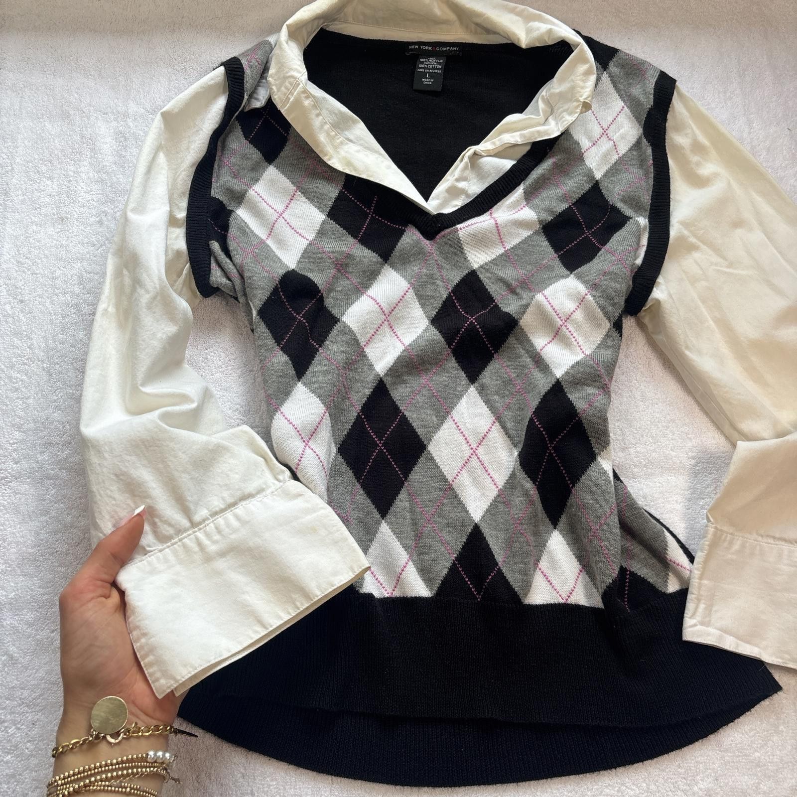 Other y2k grunge docker layered top Size L / US 10 / IT 46 - 1 Thumbnail