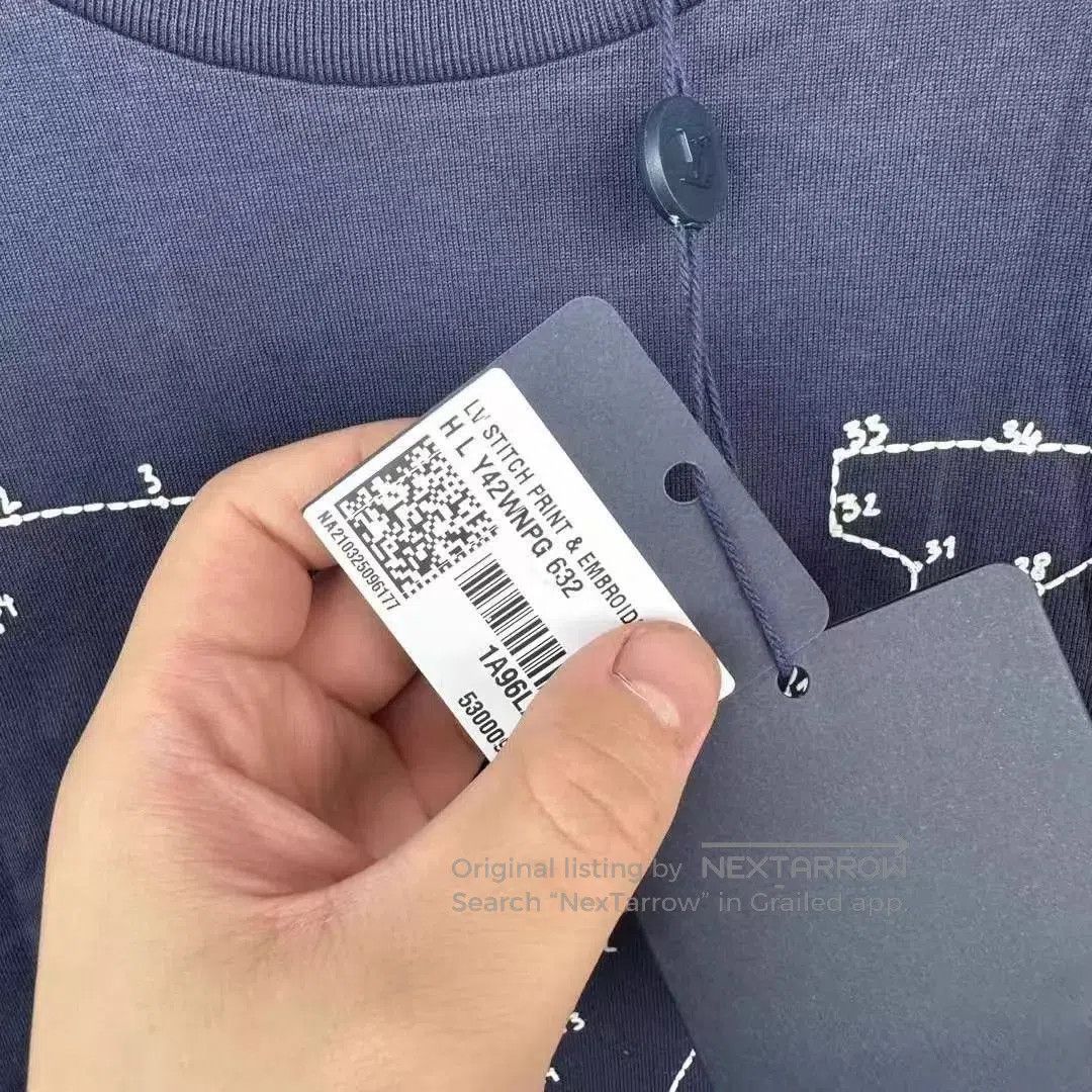 Louis Vuitton Blue Short Sleeve Graphic T-Shirt. Size US M / EU 48-50 / 2 - 4 Thumbnail