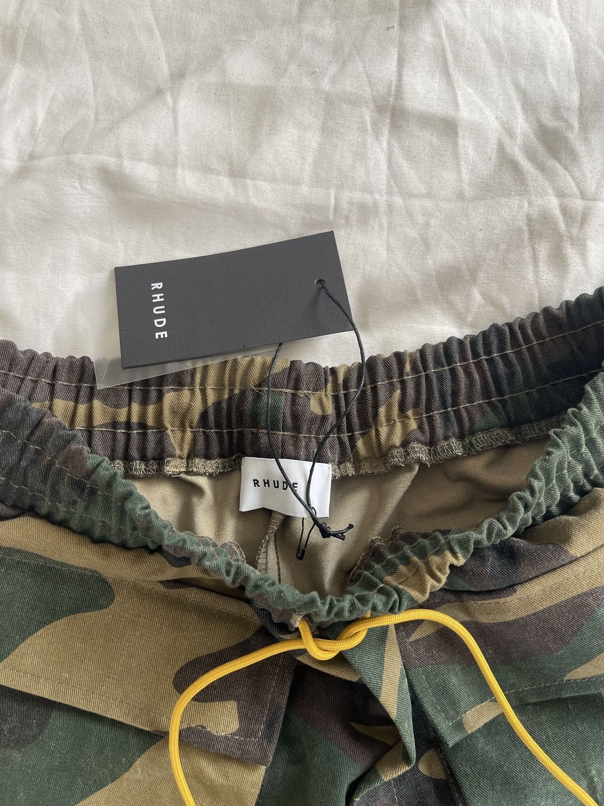 RHUDE Camo shorts