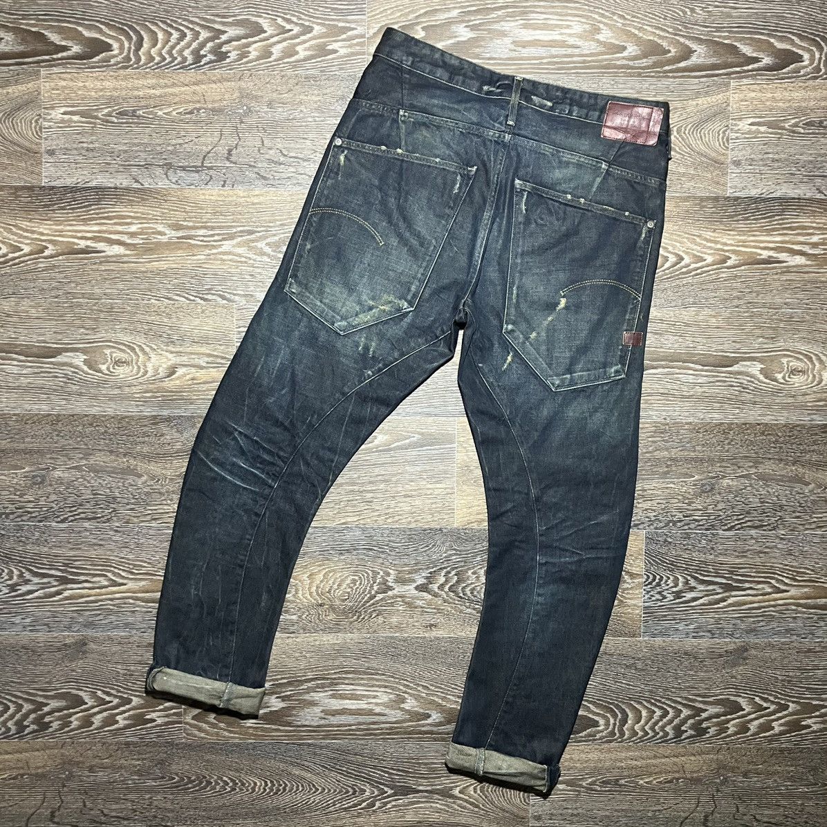 G-Star G-Star Raw Type C 3D Loose Tapered Dirty Blue Denim Jeans