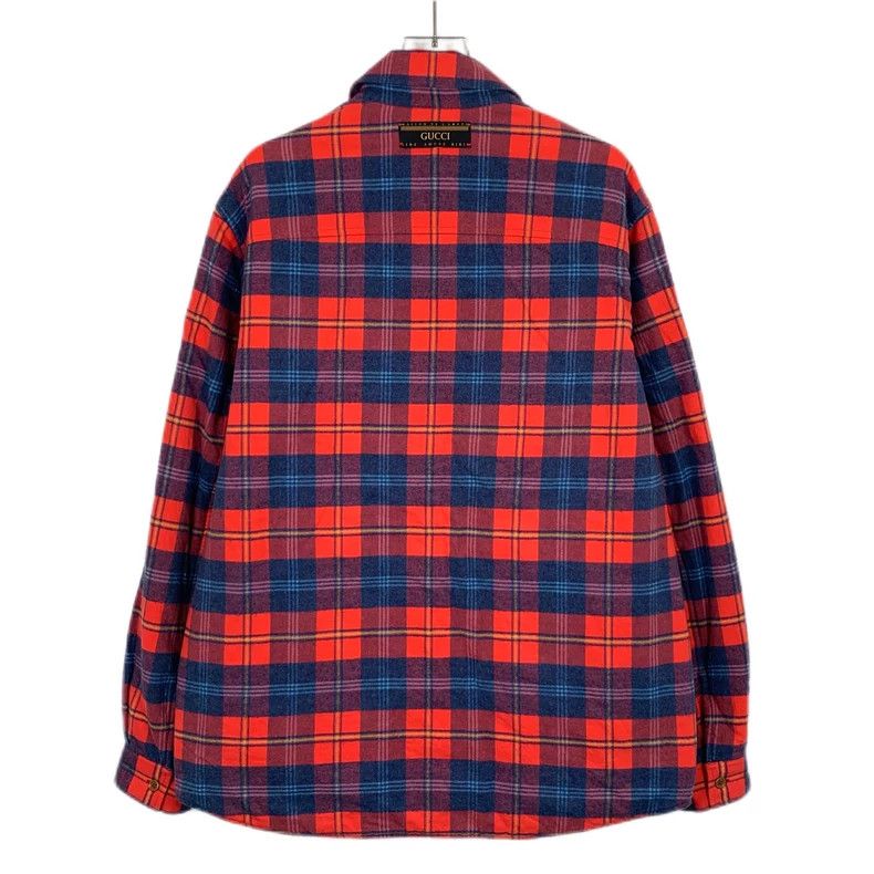 Gucci GucciDisney co-branded red plaid cotton lapel long-sleeved Size US S / EU 44-46 / 1 - 2 Thumbnail
