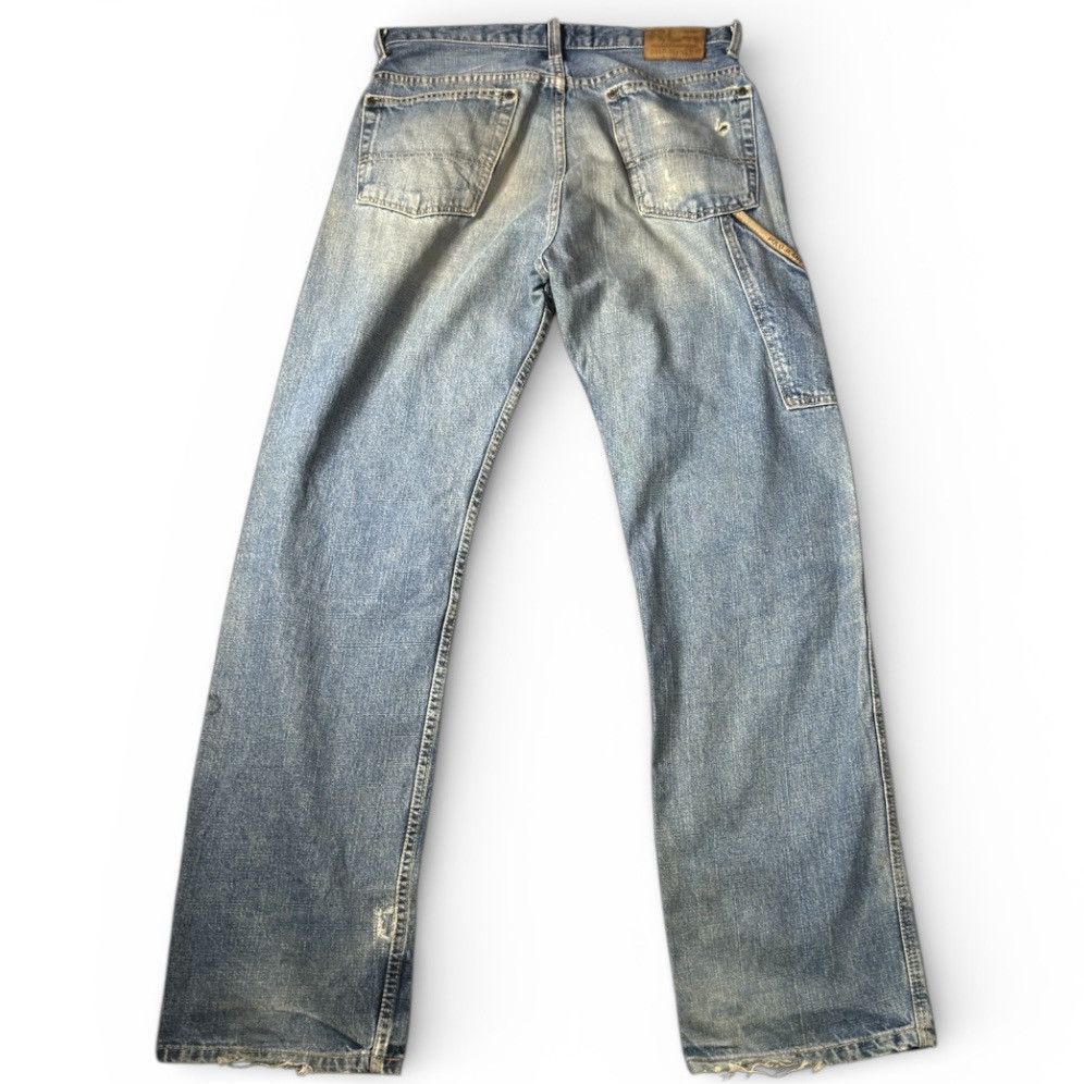 RRL Ralph Lauren Vintage Ralph Lauren C5 Freemont Carpenter Distressed Denim Size US 32 / EU 48 - 2 Thumbnail