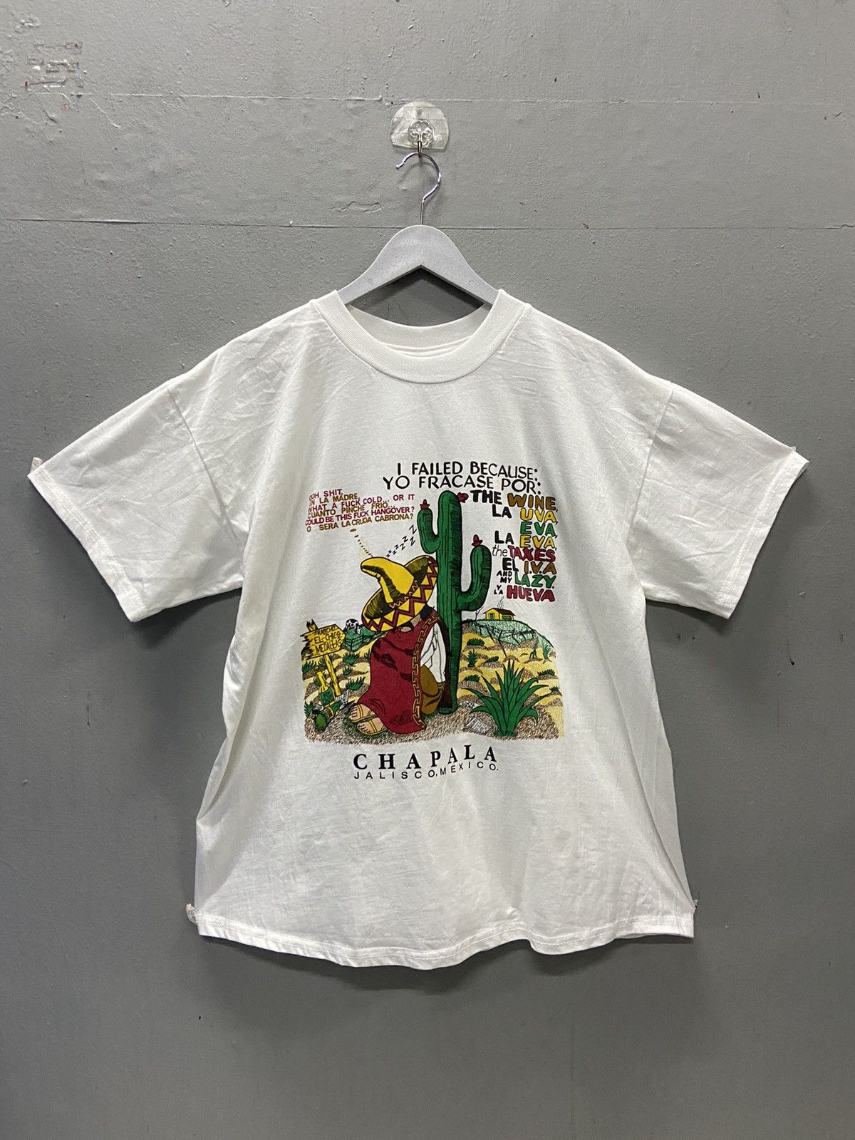 Vintage VINTAGE CHAPALA JALISCO MEXICO TEE SHIRT Size US XL / EU 56 / 4 - 1 Thumbnail