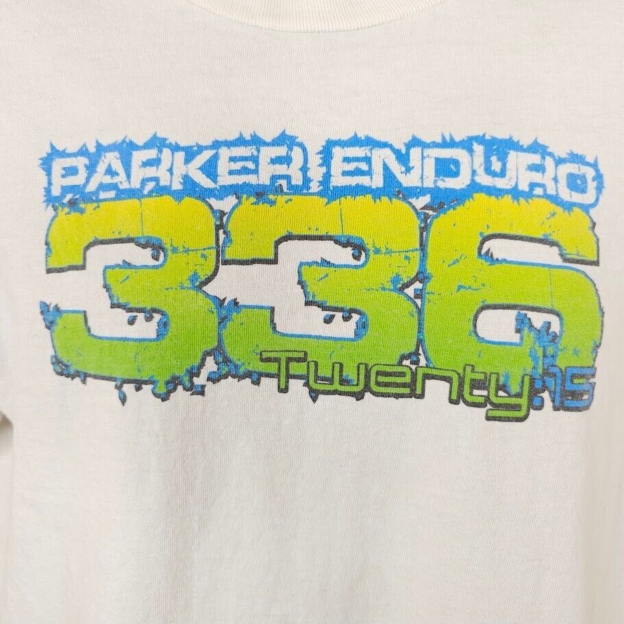 Other Parker Enduro 336 Race T Shirt Mens Size Large White Speed Size US L / EU 52-54 / 3 - 3 Thumbnail