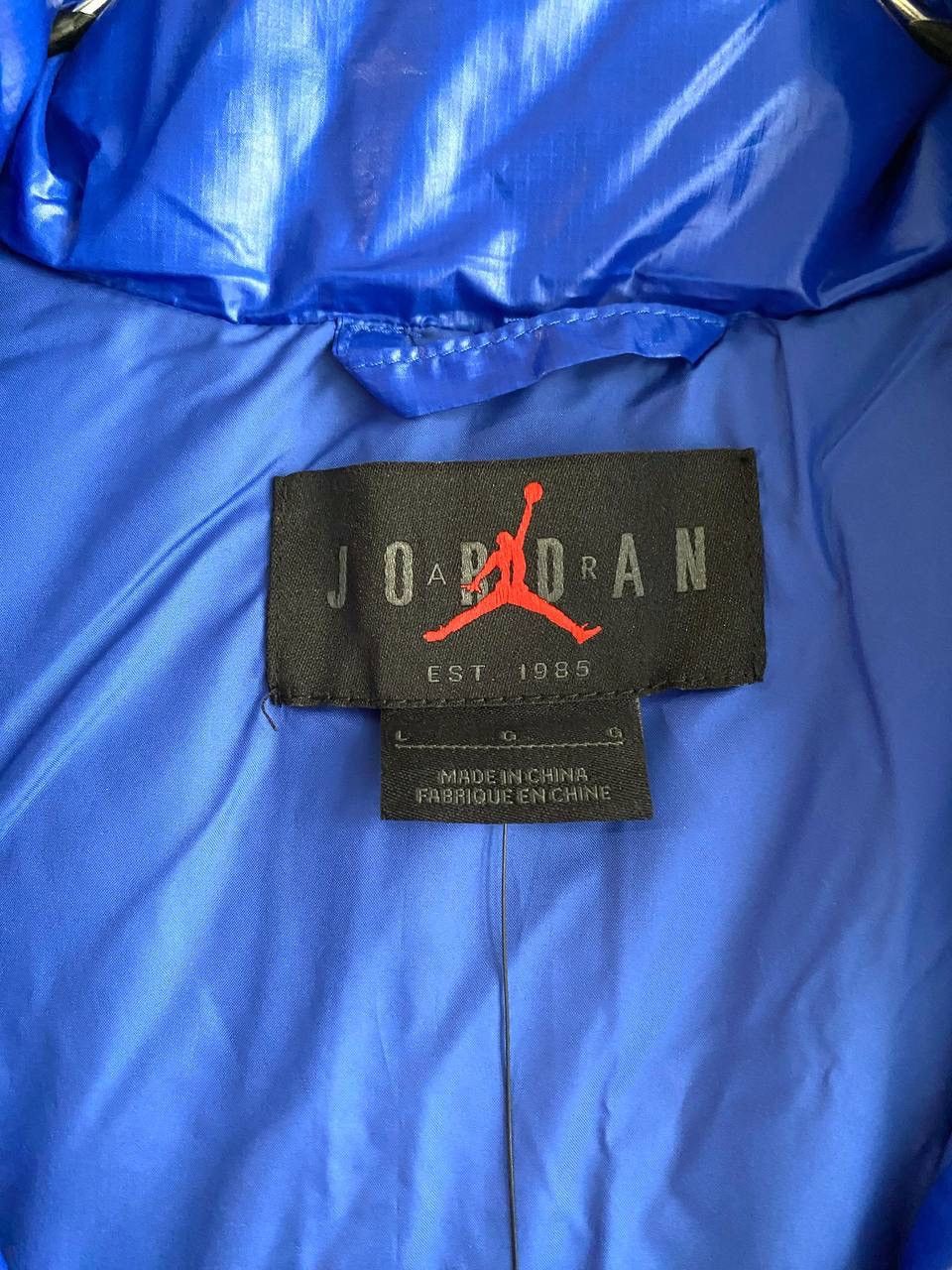 Jordan Brand Air Jordan Therma-Fit Blue Down Puffer Vest, Size L and XL Size US L / EU 52-54 / 3 - 11 Thumbnail