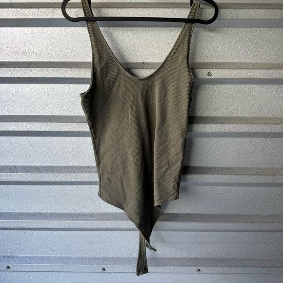 Abercrombie & Fitch Abercrombie & Fitch Olive Green Women's Bodysuit Sz Medium M Size M / US 6-8 / IT 42-44 - 1 Thumbnail