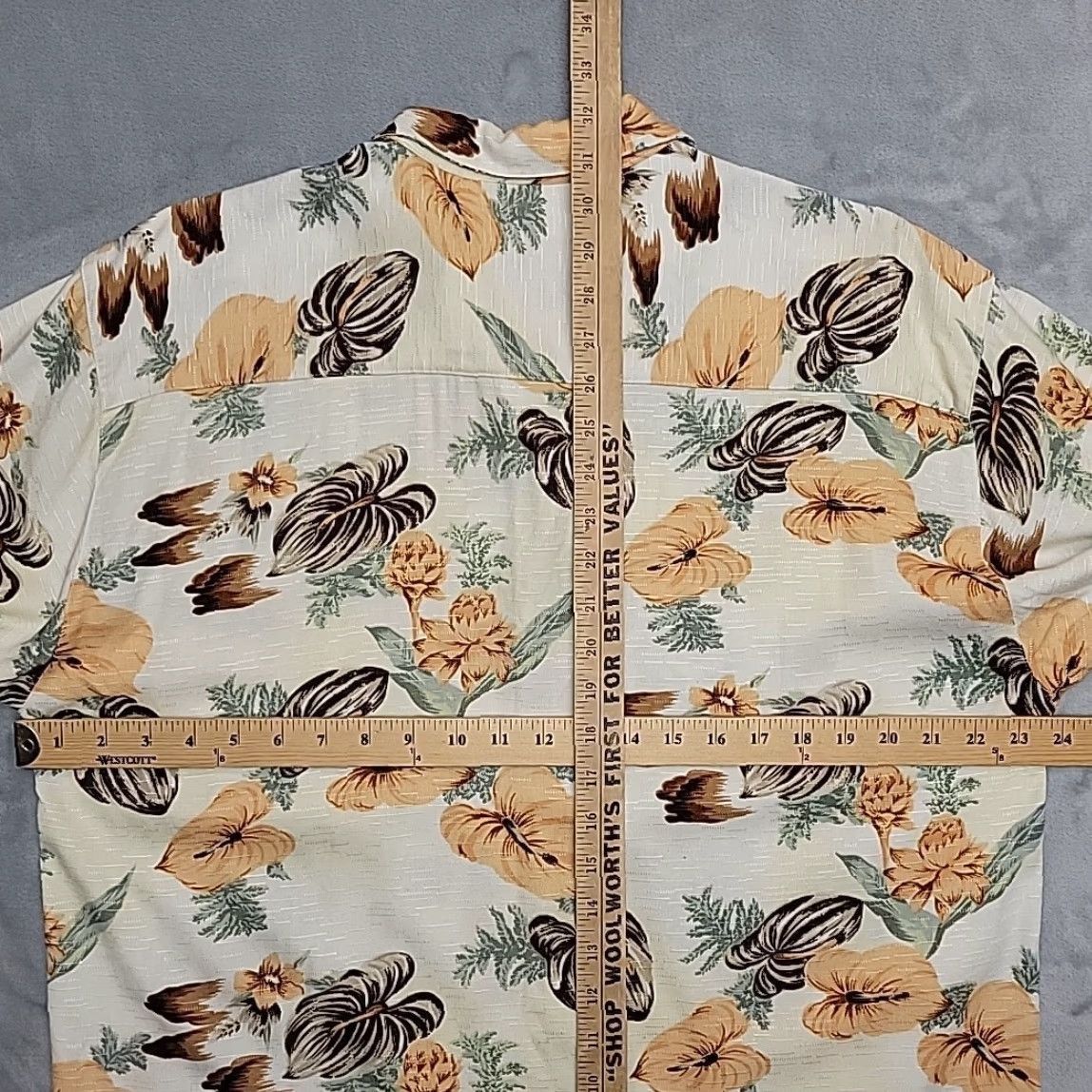 Tommy Bahama Tommy Bahama Shirt Mens Large 100% Silk Multicolor Floral Hawaiian Short Sleeve Size US L / EU 52-54 / 3 - 8 Thumbnail