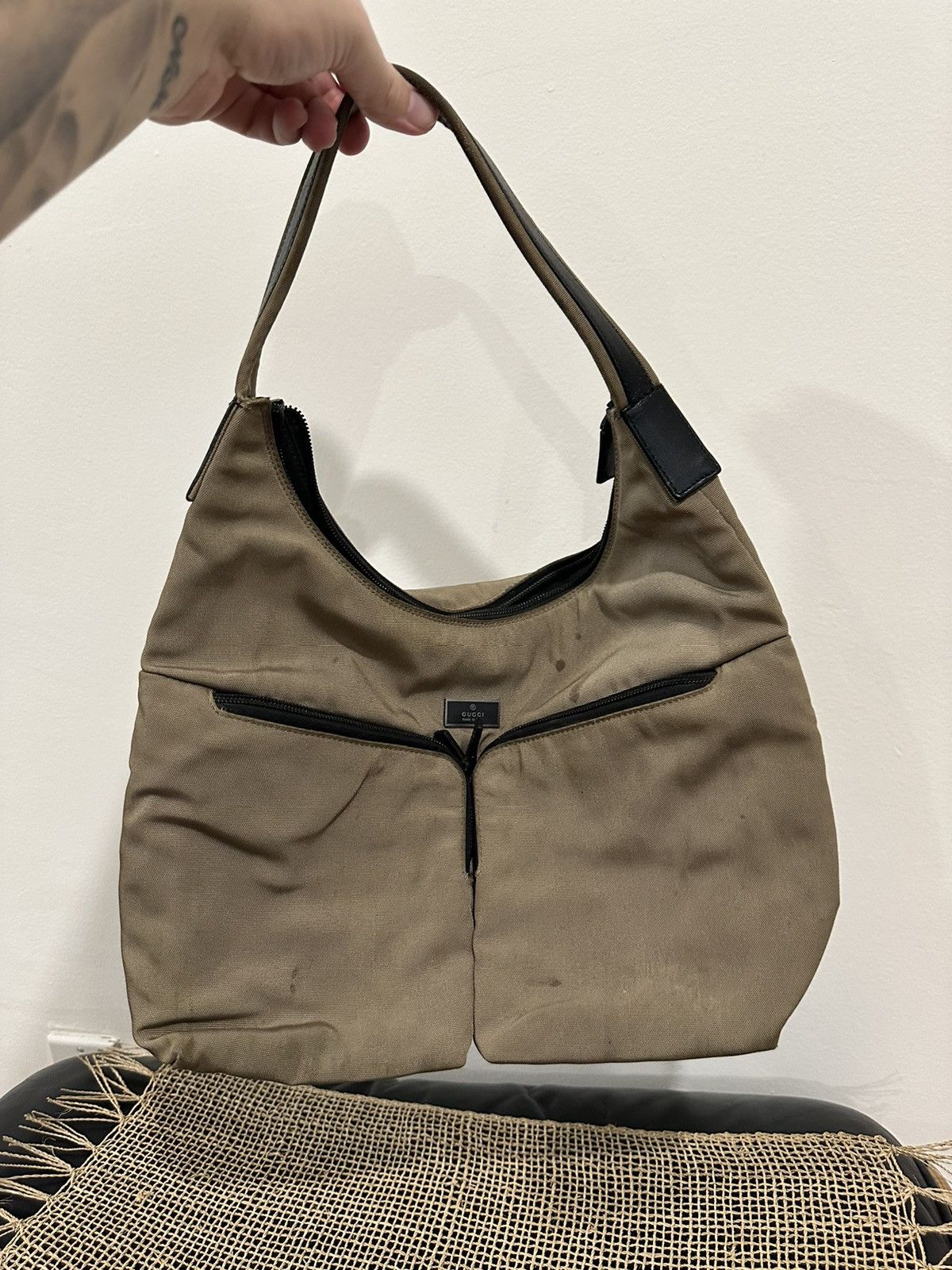 Gucci Vintage Gucci nylon shoulder bag Size ONE SIZE - 2 Thumbnail