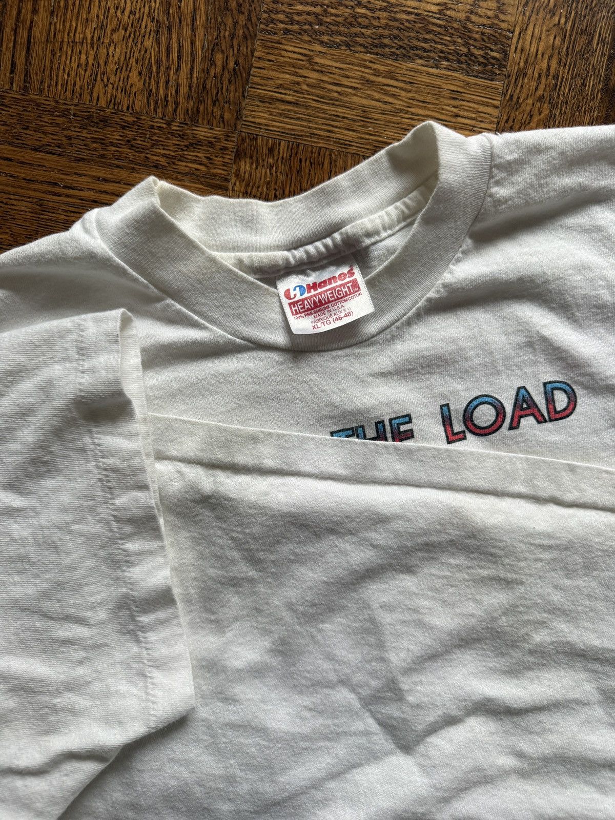 Vintage Vintage 90s Loaded Graphic Tee Size US XL / EU 56 / 4 - 4 Thumbnail
