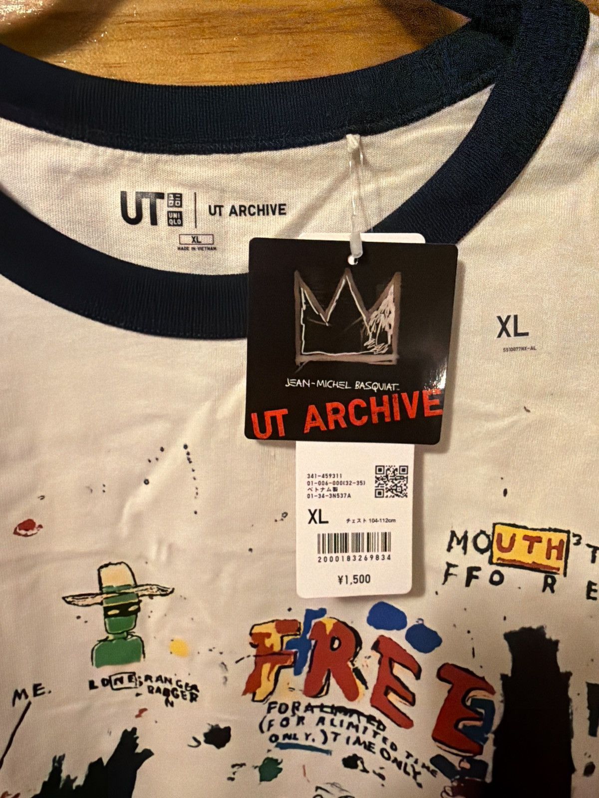 Uniqlo Uniqlo Basquiat Tee Size US XL / EU 56 / 4 - 7 Thumbnail