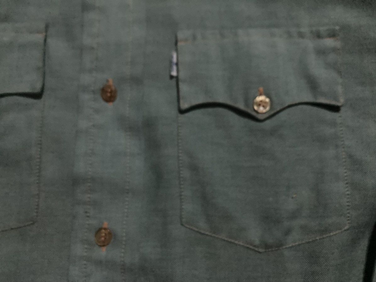 Vintage Vintage Athana Chambray Western Shirt 70s Size US L / EU 52-54 / 3 - 5 Thumbnail