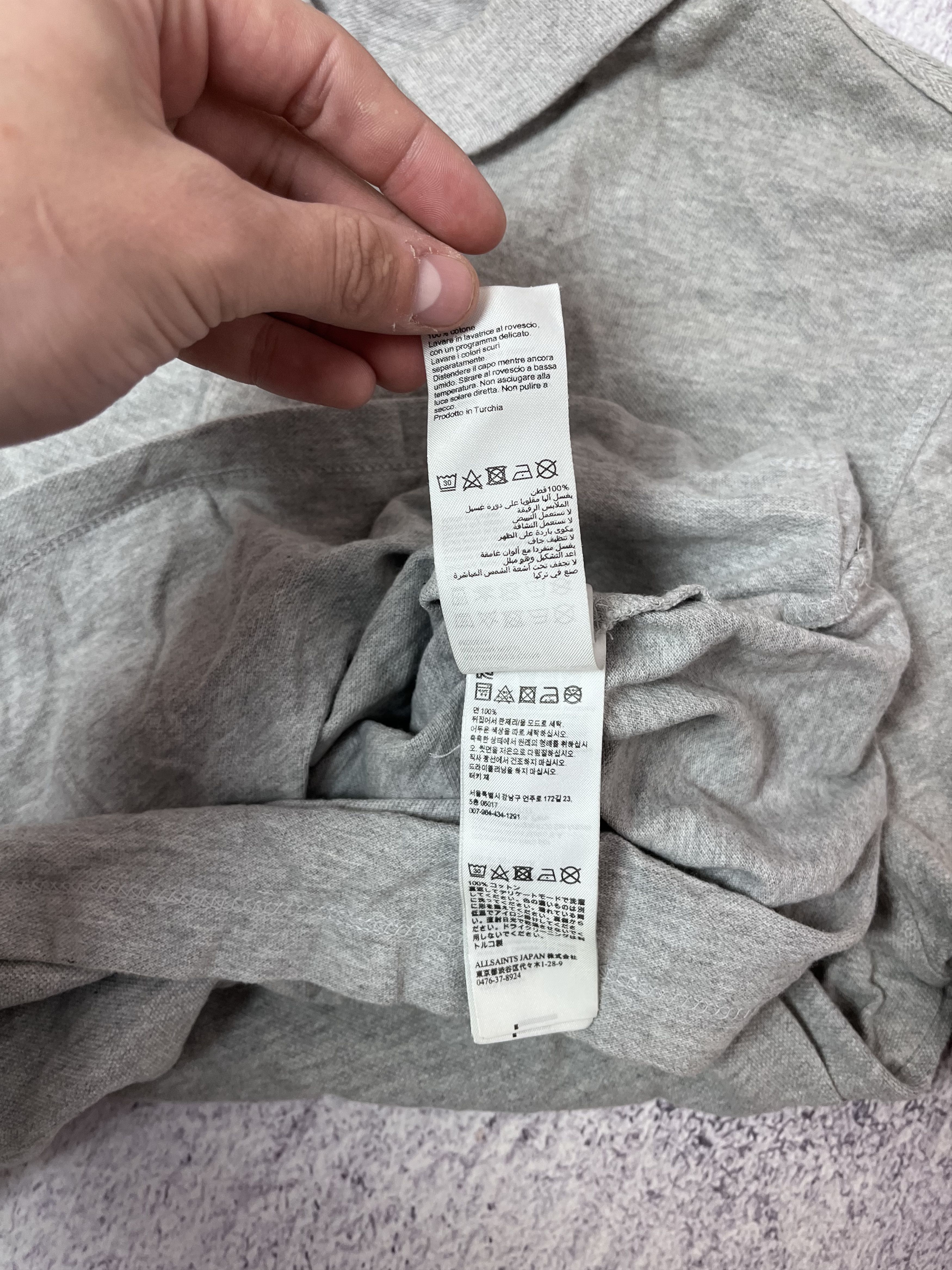 Allsaints × Japanese Brand MENS POLO ALLSAINTS SIZE L Size US L / EU 52-54 / 3 - 12 Thumbnail