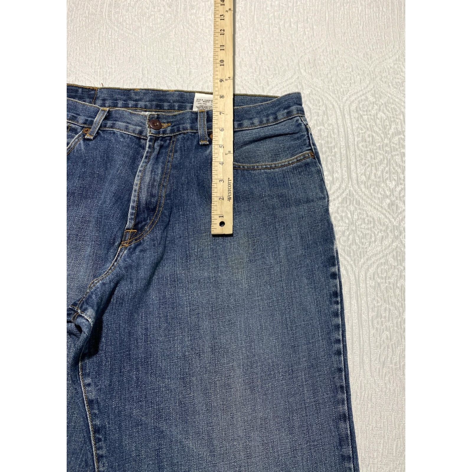 Lucky Brand LUCKY BRAND Gene Montesano Jeans Mens 34 Blue Classic Relax Straight 5-Pocket Denim USA Size US 34 / EU 50 - 3 Thumbnail
