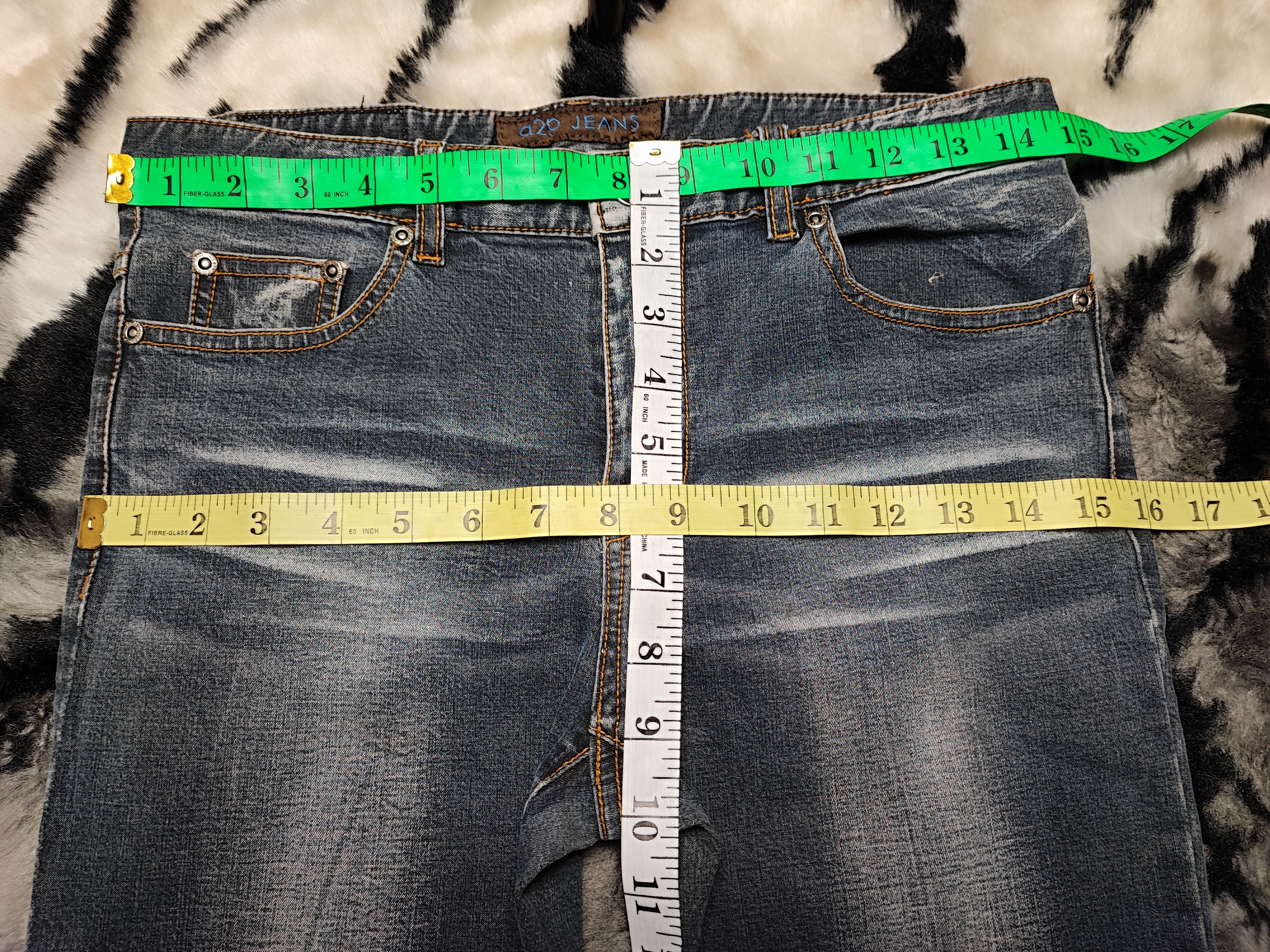 Jean Flare Jeans A2P Denim Bootcut Size US 29 - 6 Thumbnail