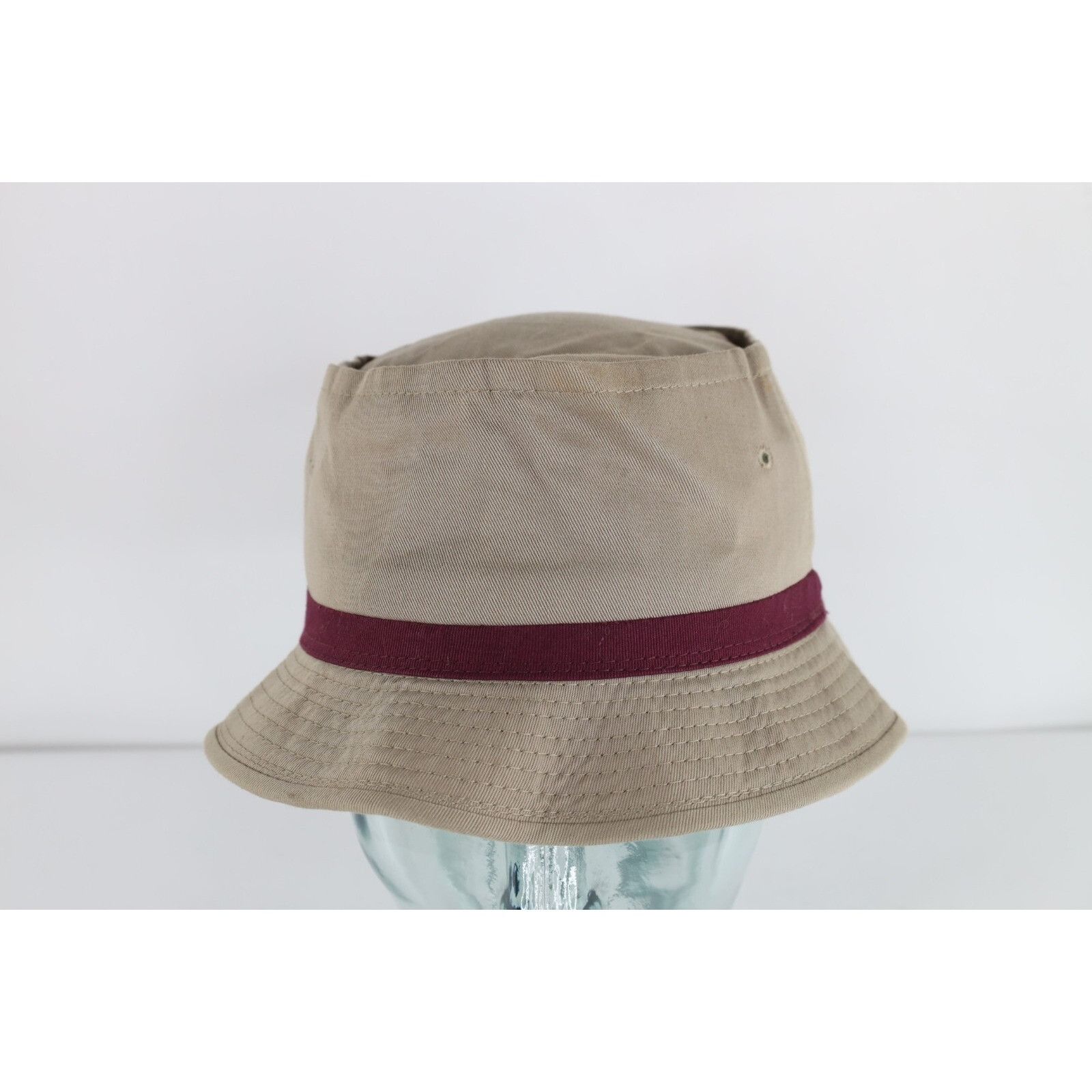 Vintage Vintage 80s 90s Streetwear Striped Roll Top Golf Bucket Hat Size ONE SIZE - 1 Thumbnail