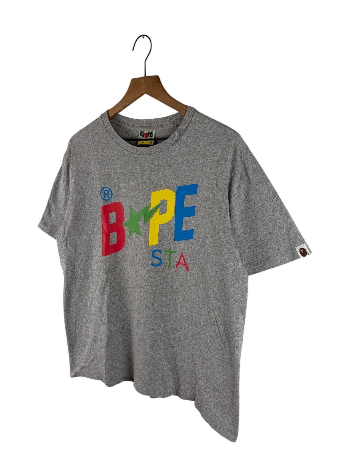 Bape Bape Sta Logo Print Tee Size US L / EU 52-54 / 3 - 2 Thumbnail