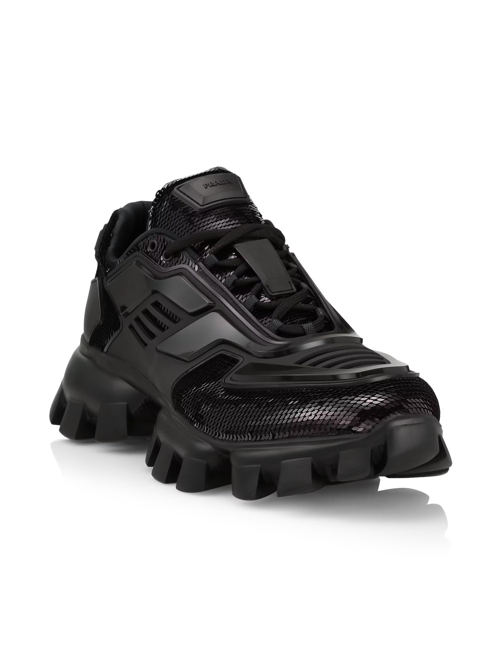 Prada os11x0226 Cloudbust Thunder Sneakers In Black Size US 12 / EU 45 - 2 Thumbnail