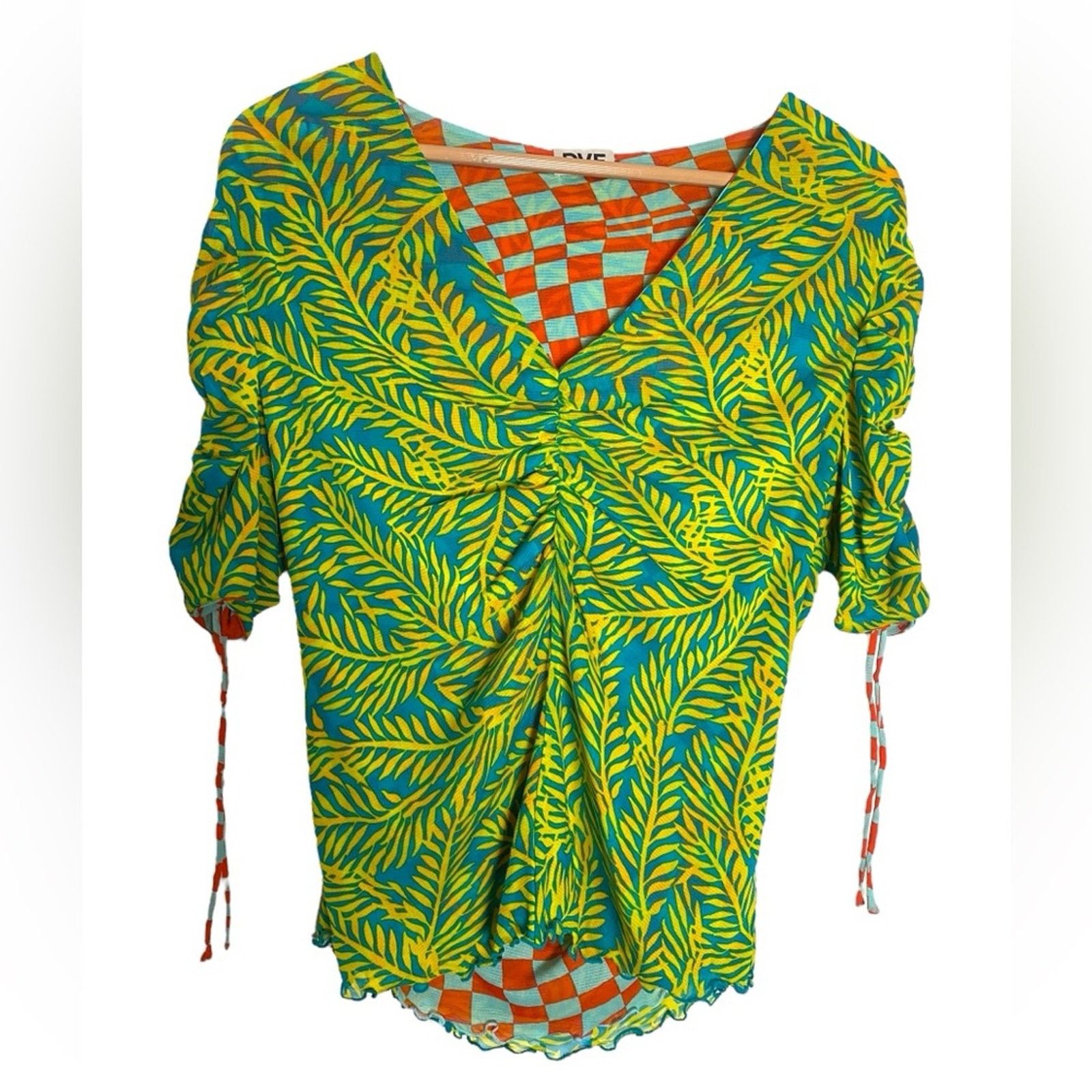 Diane von Furstenberg Diane Von Furstenberg Abriella Reversible Printed Top XL Size XL / US 12-14 / IT 48-50 - 2 Thumbnail