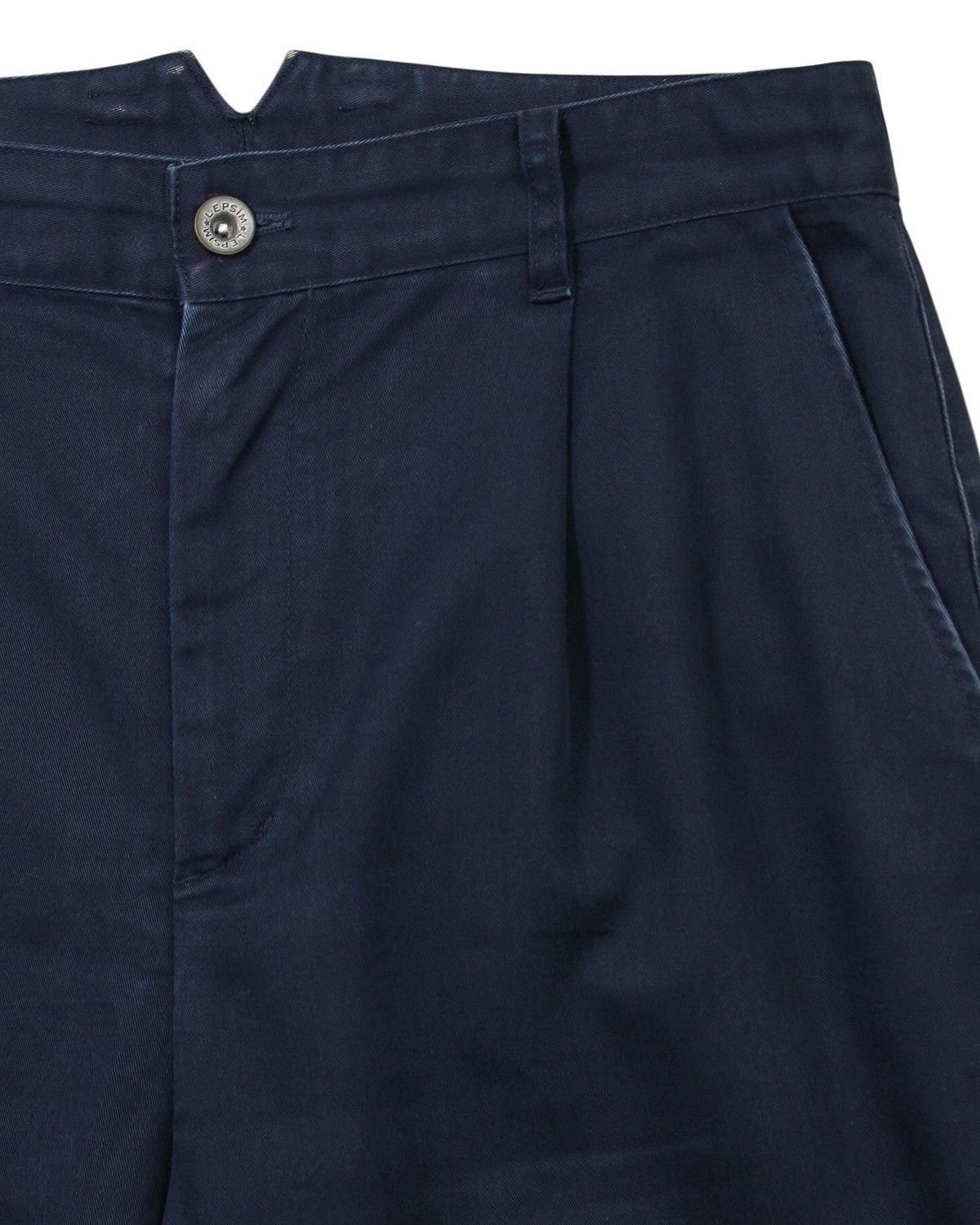 Indigo × Japanese Brand × Vintage SS2020 LEPSIM V-CUT PLEATED TROUSERS Size US 30 / EU 46 - 4 Thumbnail