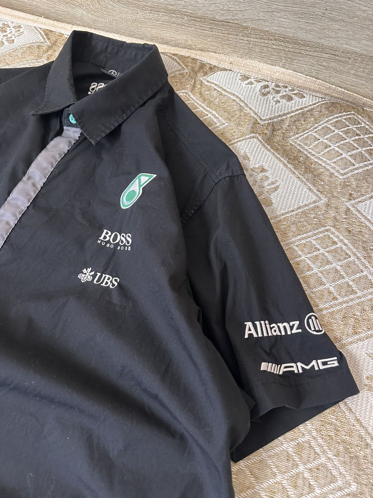 Hugo Boss 🔥 Hugo Boss Mercedes AMG Petronas Vintage Shirt BMW Honda Size US XXL / EU 58 / 5 - 5 Thumbnail