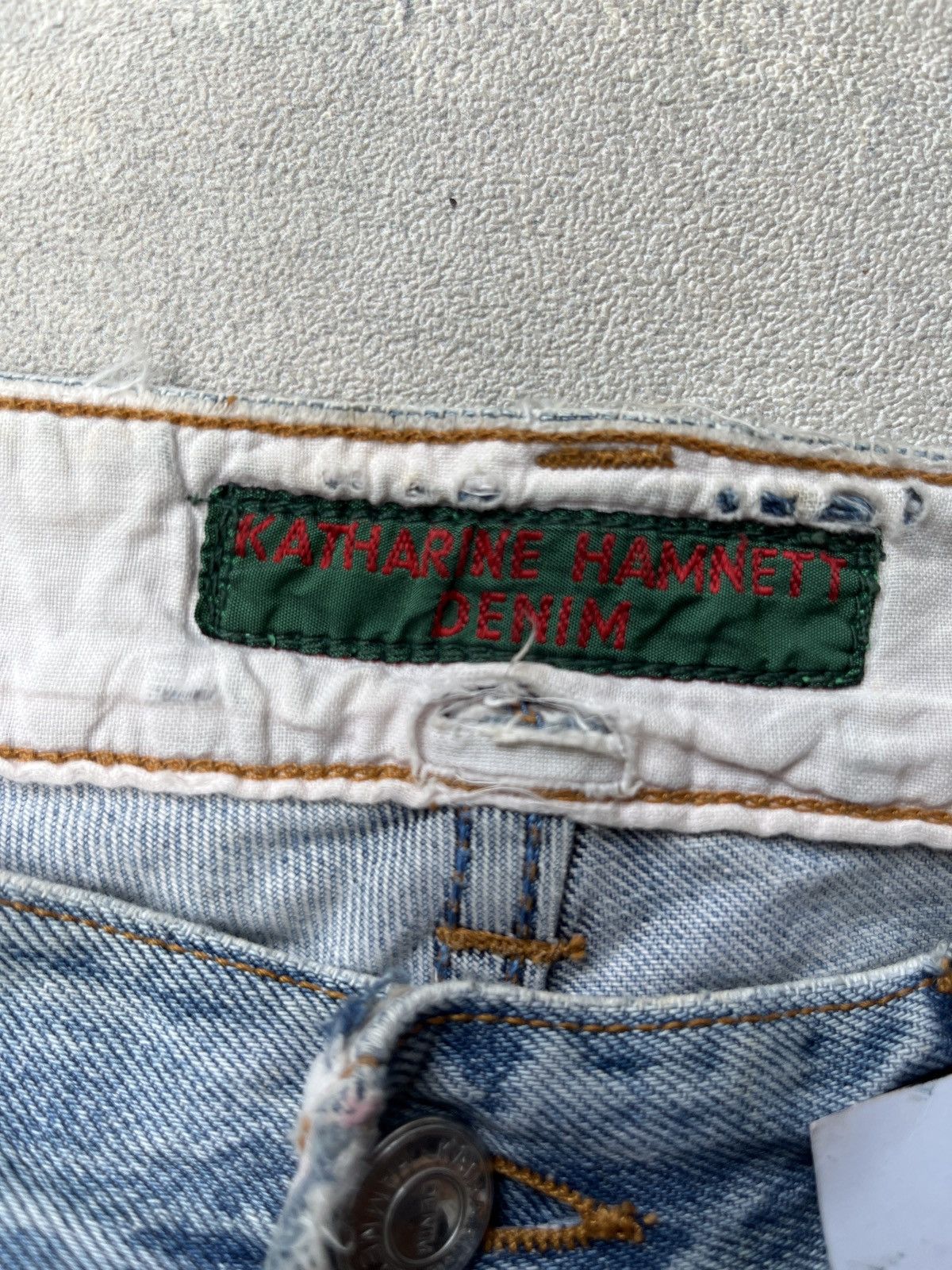 Katharine Hamnett London VINTAGE KATHARINE HAMNETT LONDON JEANS PANTS Size US 31 - 6 Thumbnail