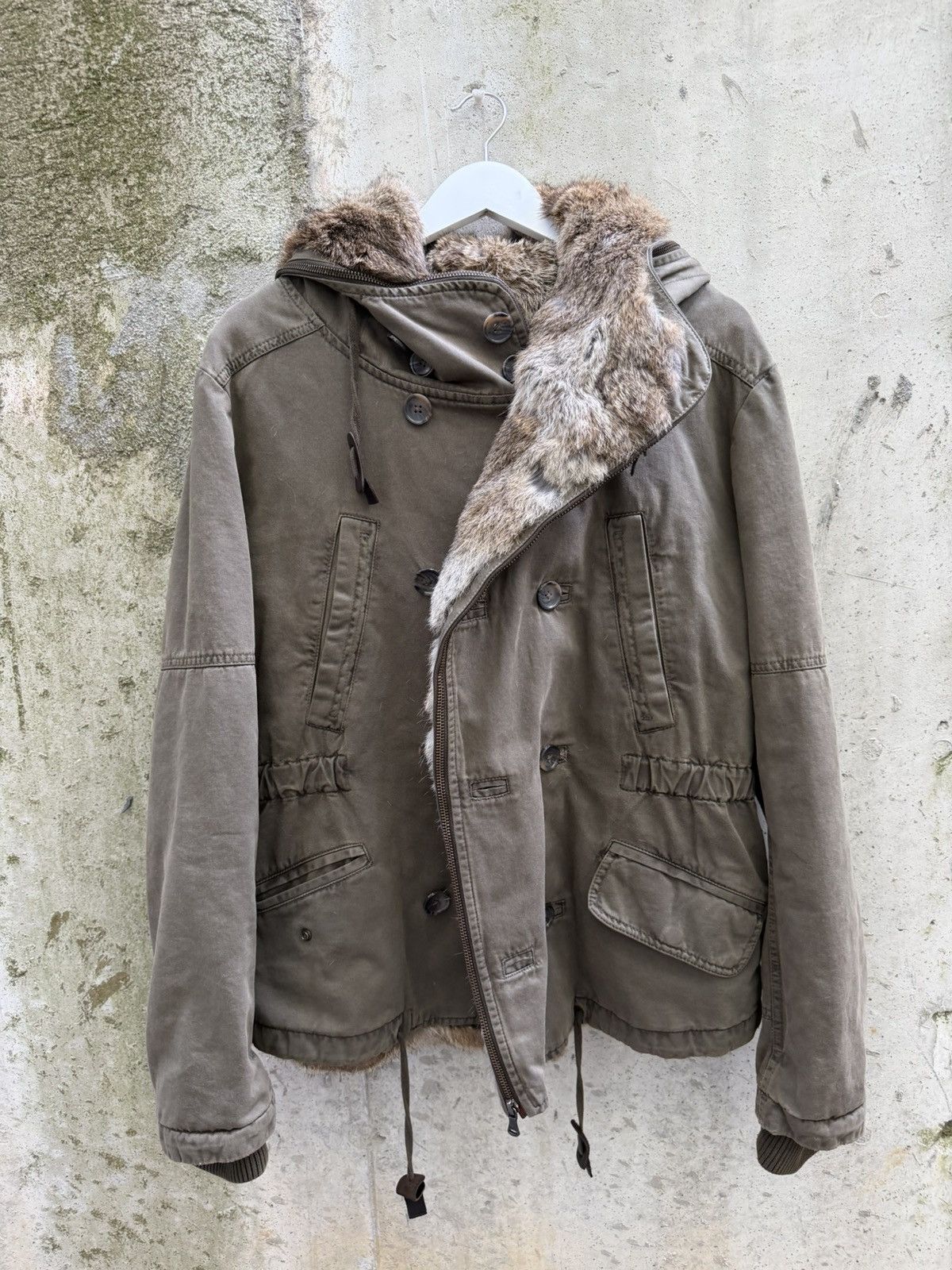 Dolce & Gabbana Dolce & Gabbana Rabbit Fur Lined Parka Size US M / EU 48-50 / 2 - 1 Thumbnail