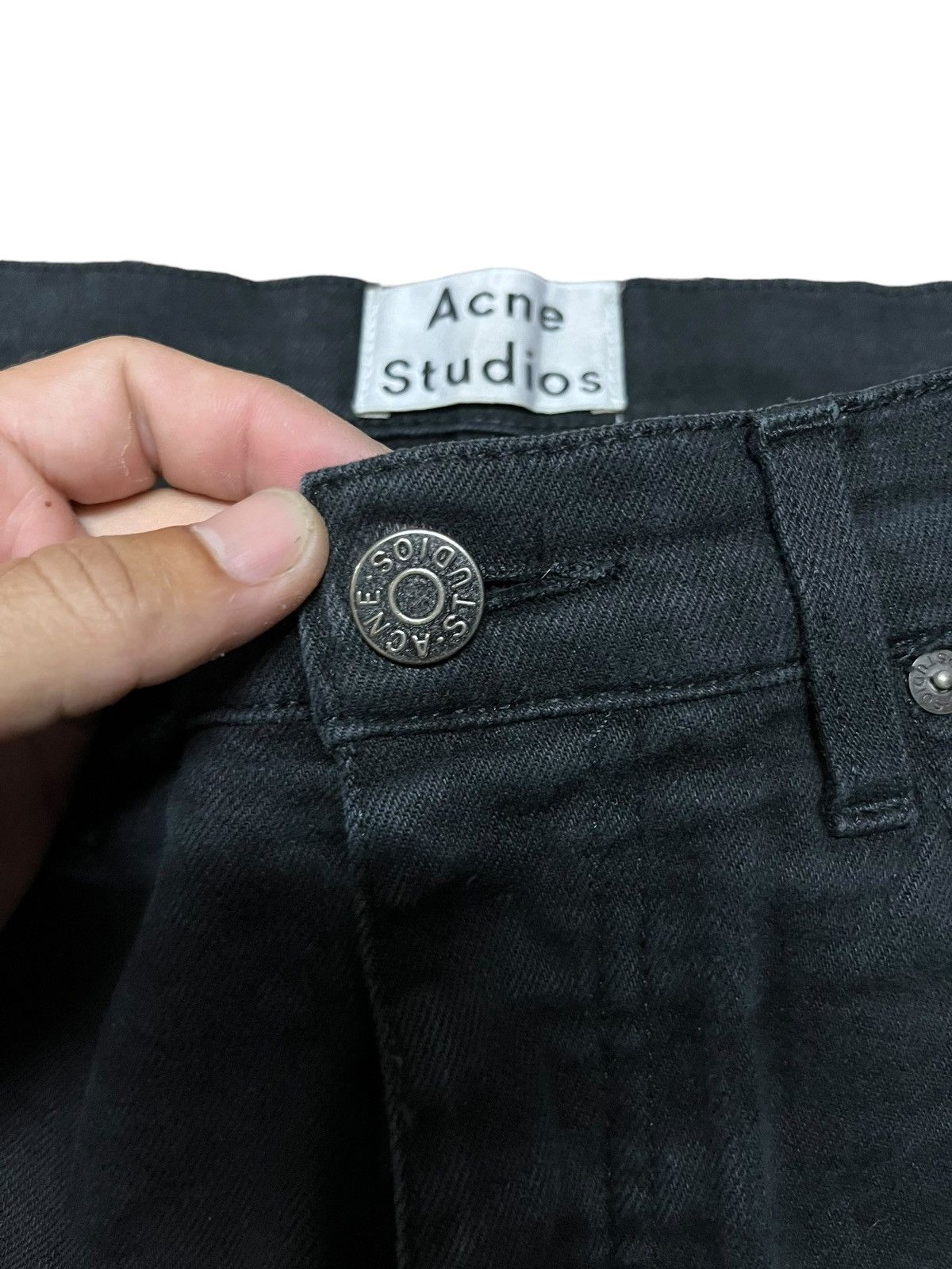 Acne Studios ACNE STUDIOS BLACK JEANS Size US 33 - 5 Thumbnail