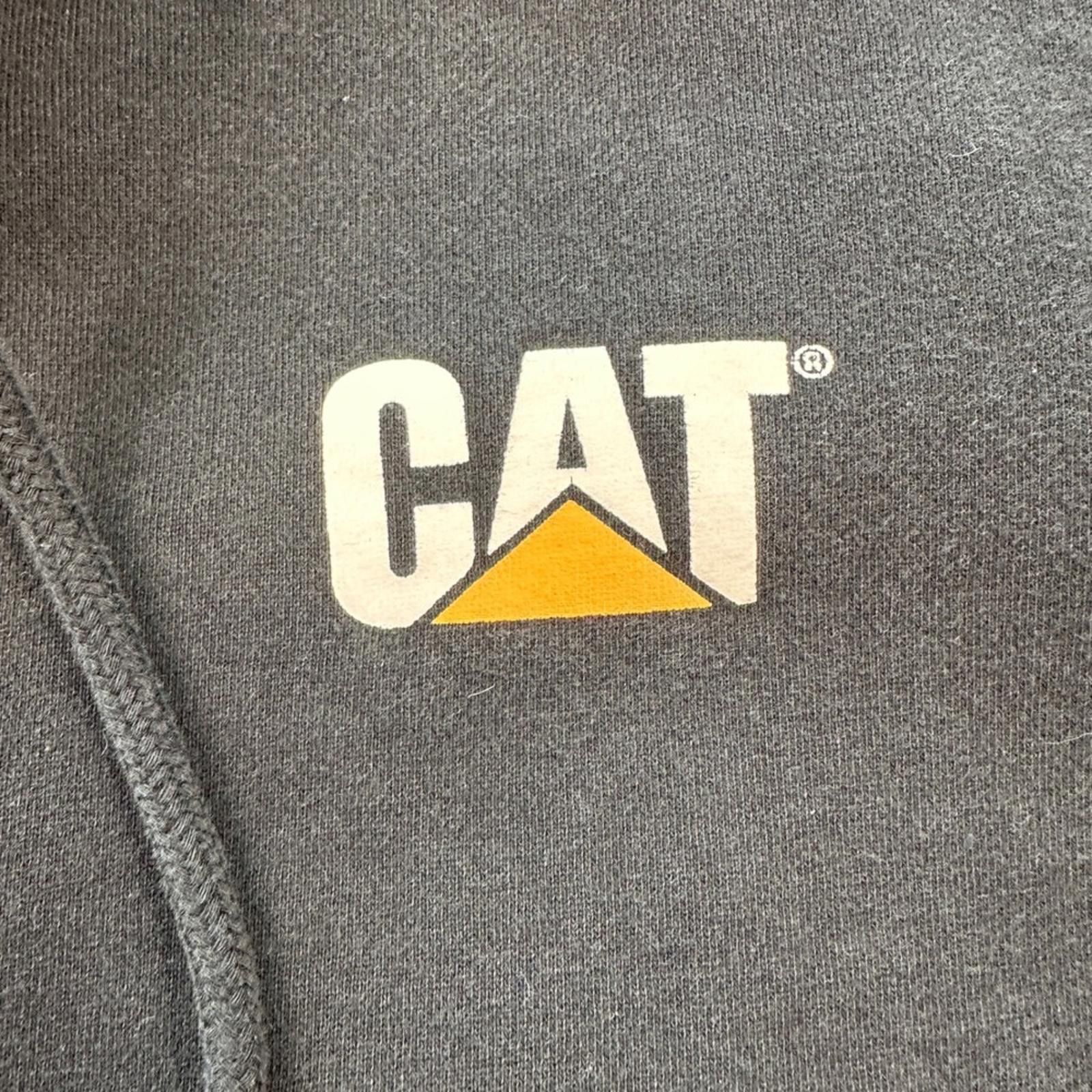 Caterpillar CAT Caterpillar Full Zip Hoodie Jacket Mens XL Black Work Size US XL / EU 56 / 4 - 10 Thumbnail