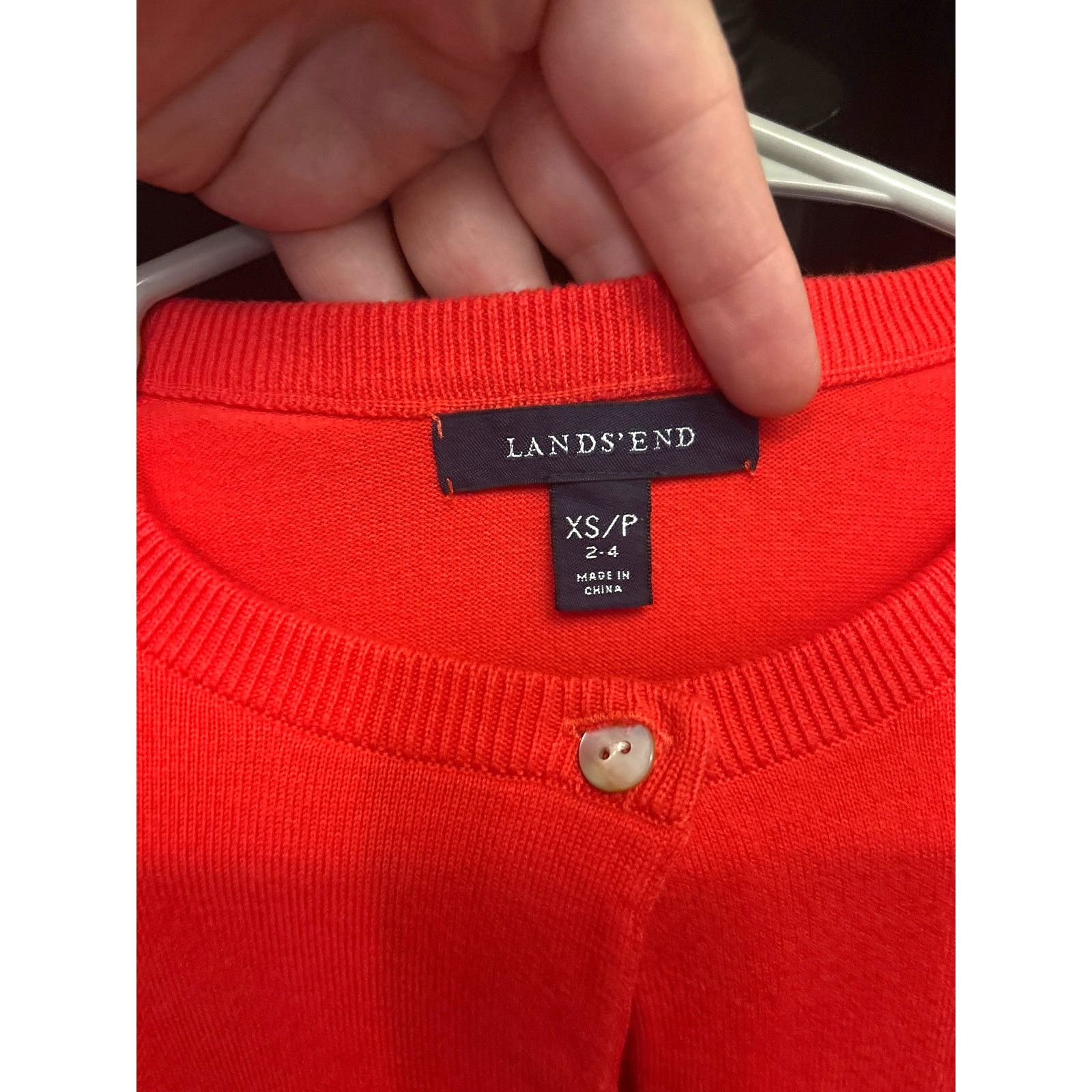 Lands' End Land's End Cotton Cardigan Size XS / US 0-2 / IT 36-38 - 3 Thumbnail