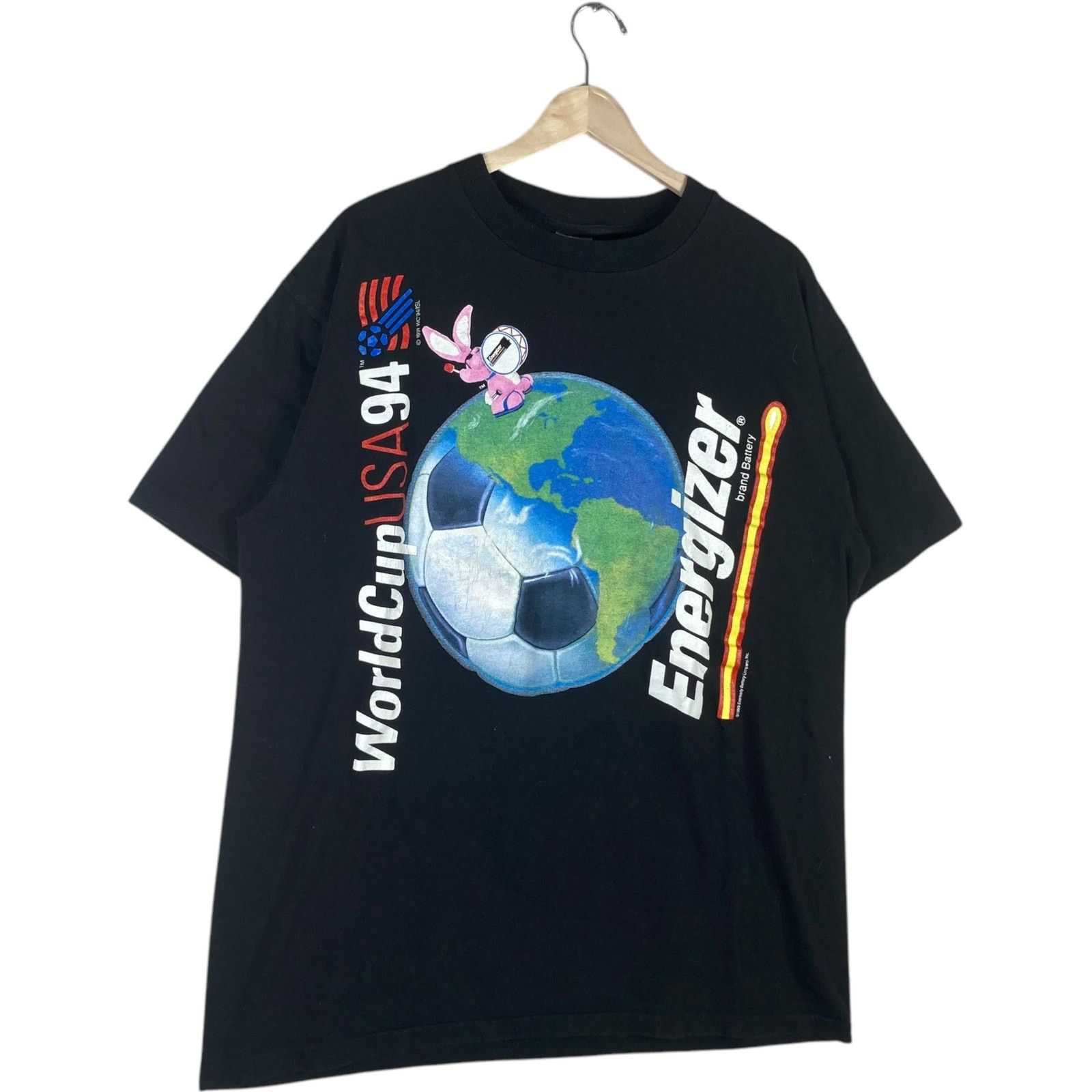 Vintage Vintage Energizer Bunny World Cup USA Tee Men's XL 1994 Size US XL / EU 56 / 4 - 4 Thumbnail