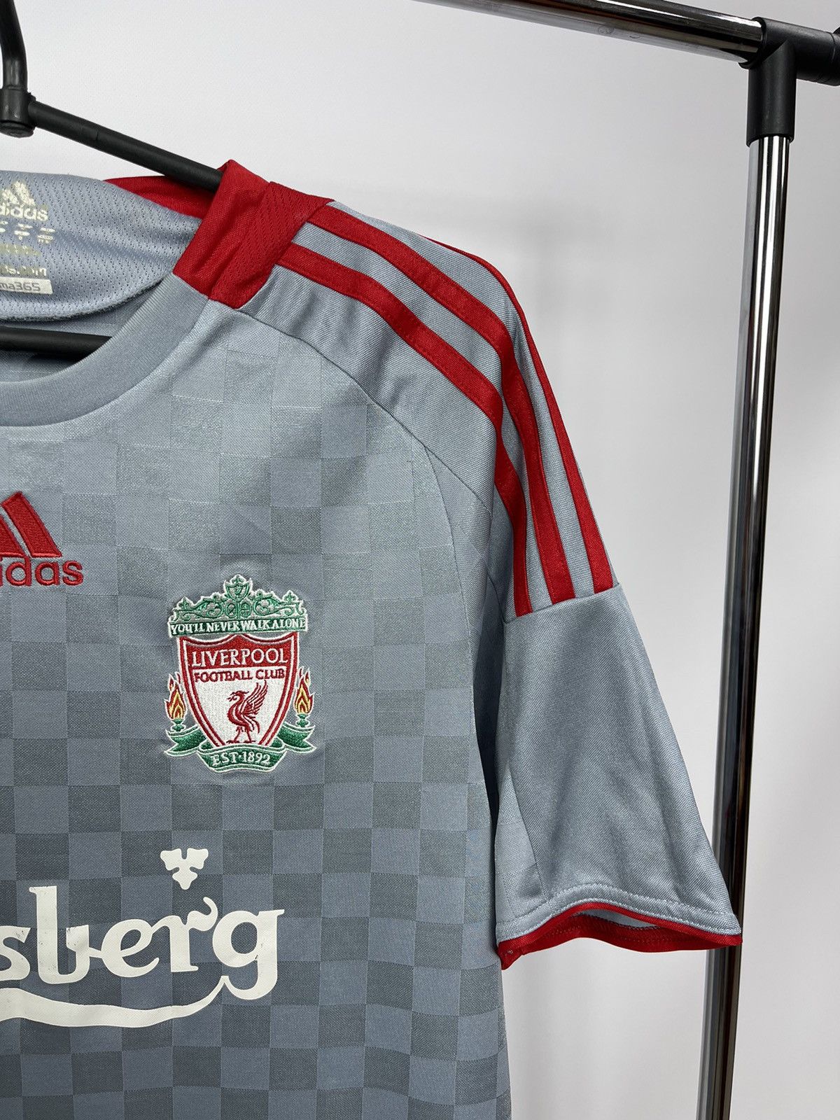 Adidas Adidas Liverpool FC 2008-2009 Away Torres #9, Gray, Size M Size US M / EU 48-50 / 2 - 3 Thumbnail