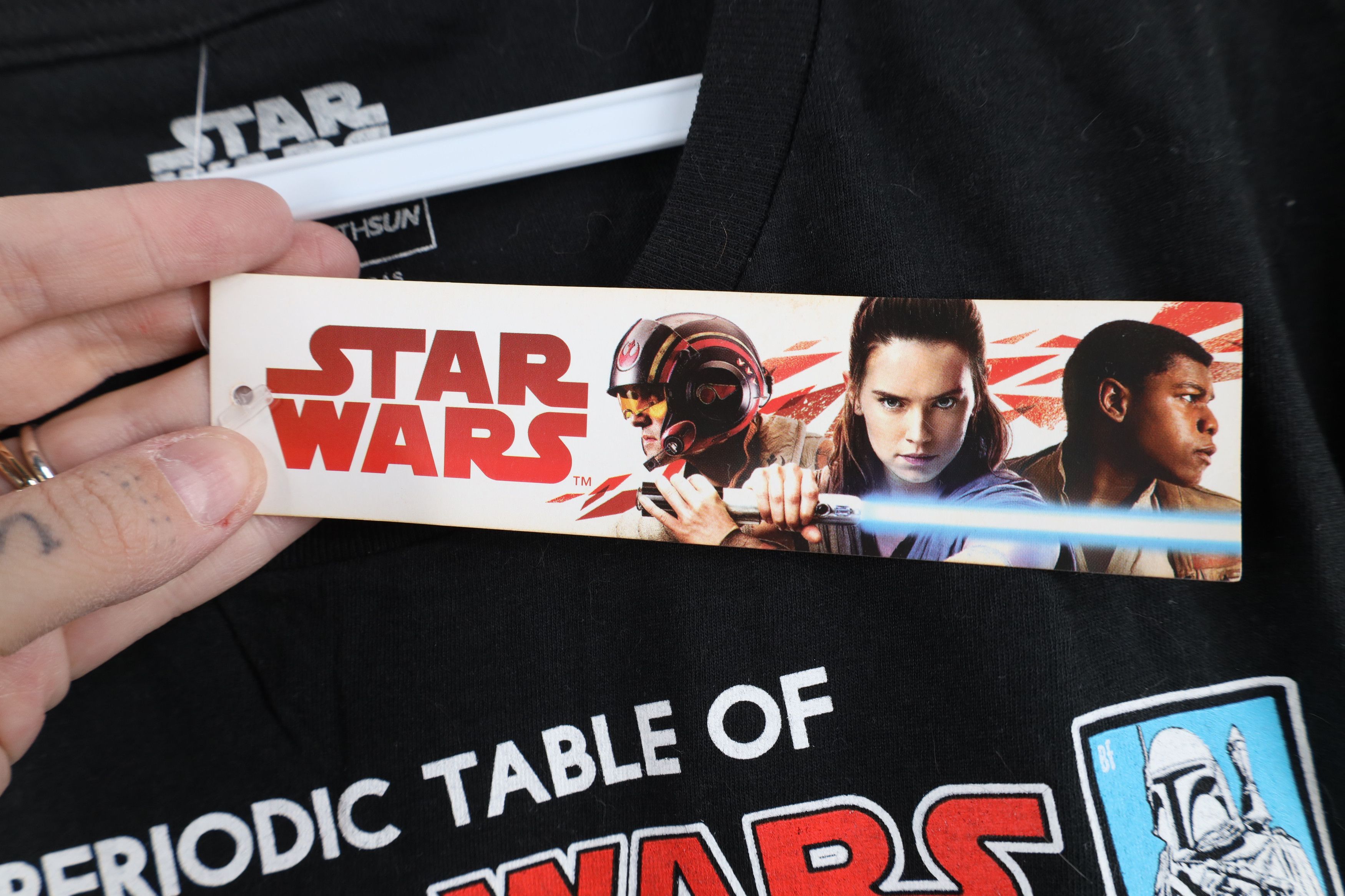 Star Wars Deadstock Y2K Star Wars Periodic Table of Villains T-Shirt Size US XXL / EU 58 / 5 - 11 Thumbnail
