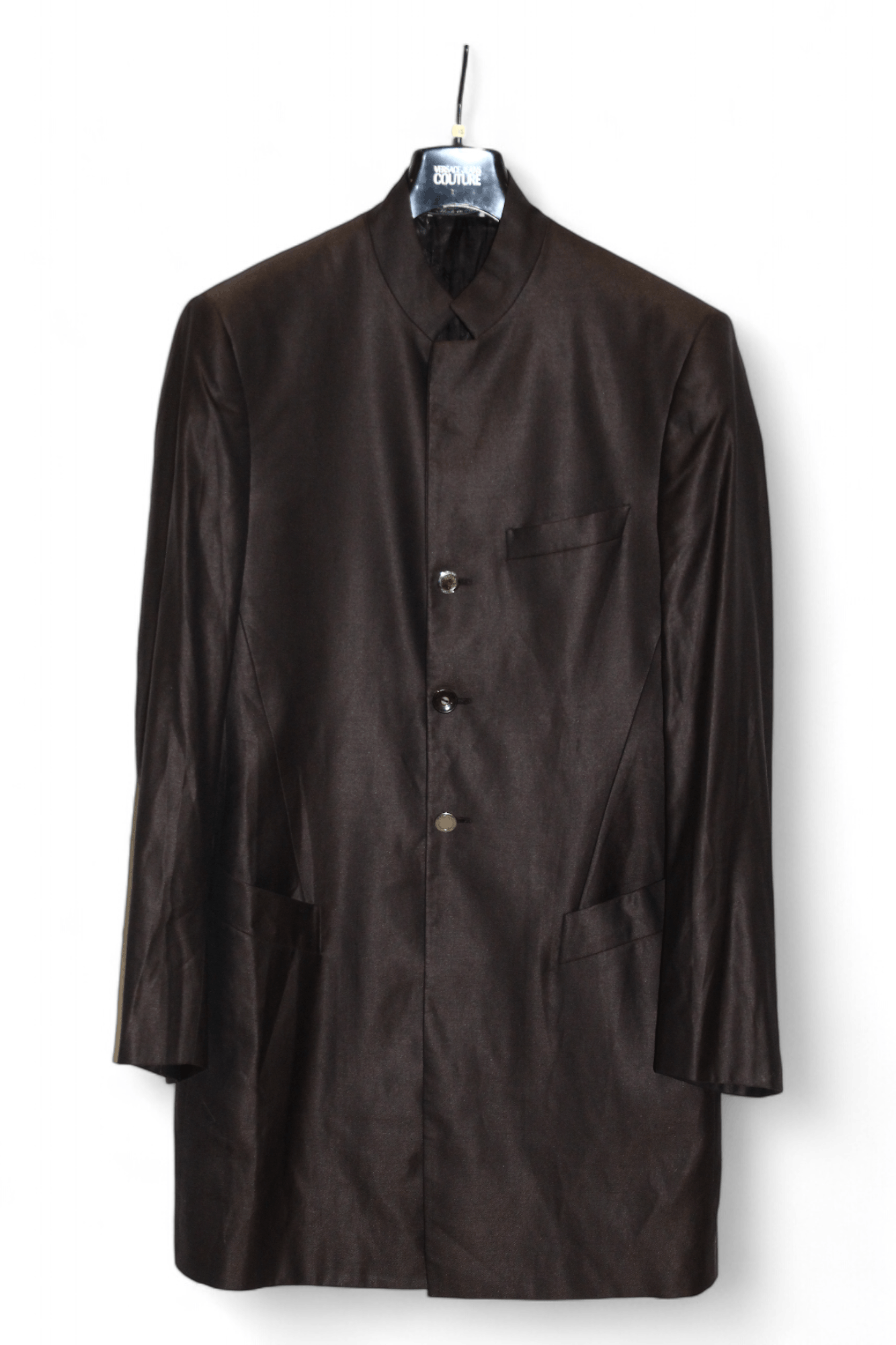 VTG🔥Archetipo Couture Satin Silk Wool Trench Coat