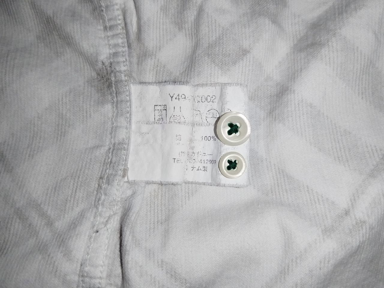 Designer × Japanese Brand MALE & CO. BEIGE 100% COTTON CORDUROY PLAID SHIRT Size US M / EU 48-50 / 2 - 3 Thumbnail