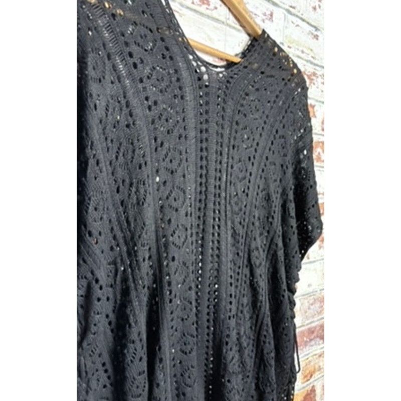 House of Harlow House of Harlow 1960 Crochet Knit Side Tie Swim Cover-Up Size ONE SIZE - 4 Thumbnail