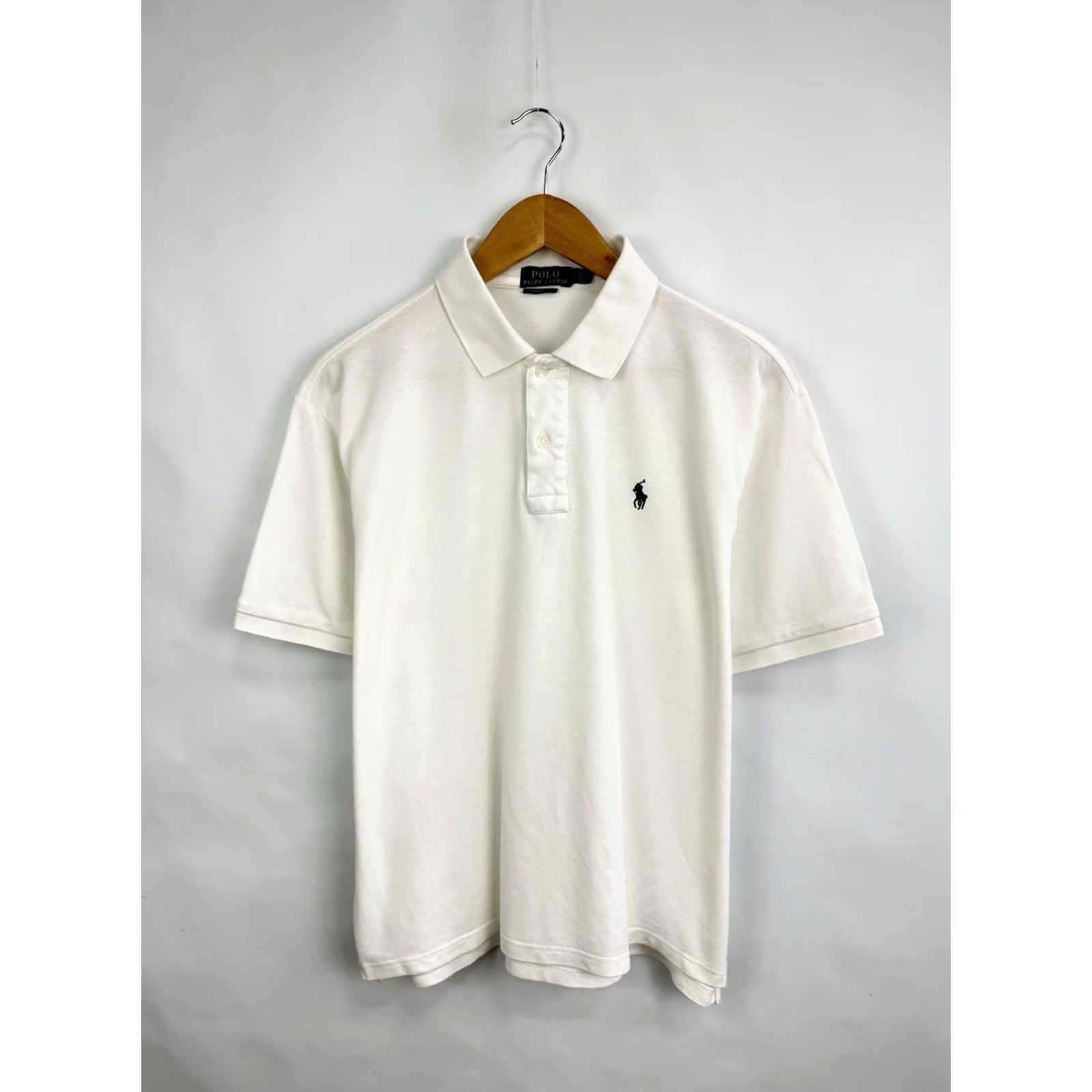 Ralph Lauren VINTAGE Polo Ralph Lauren Classic Fit Polo Shirt Mens White L Rare Chief Keef Retro Hype Size US L / EU 52-54 / 3 - 4 Thumbnail