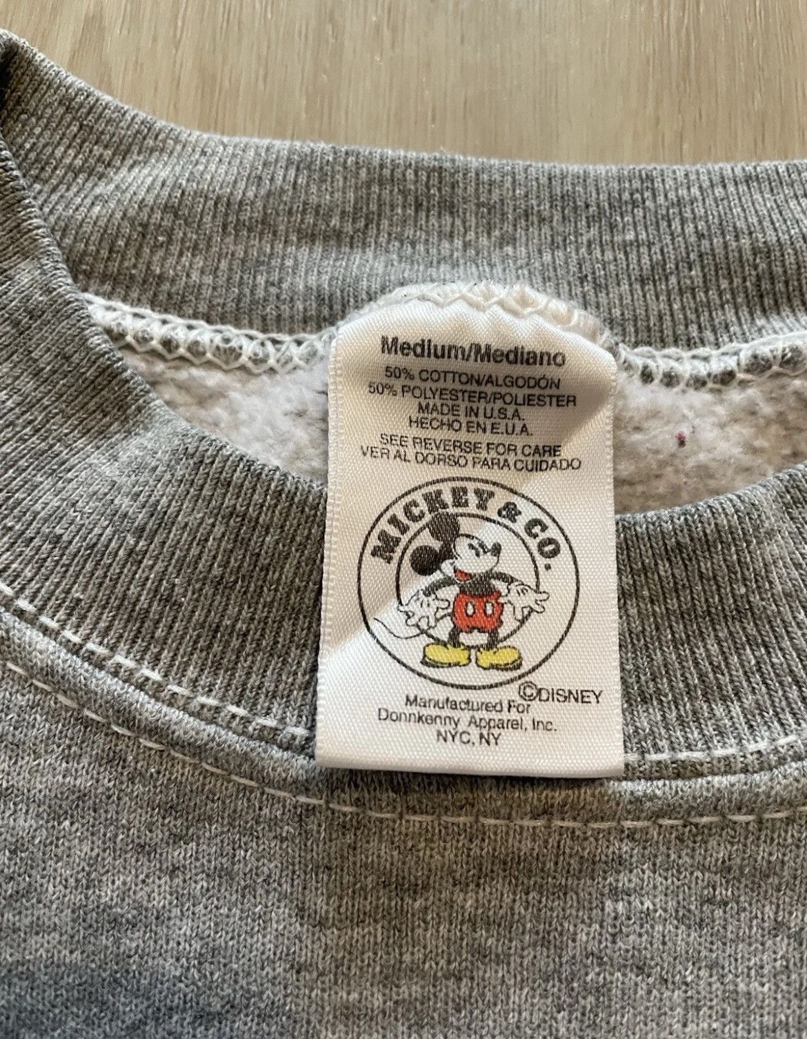 Vintage VTG Disney Mickey Mouse USA Womens Mediun Fits Small Size US S / EU 44-46 / 1 - 4 Thumbnail