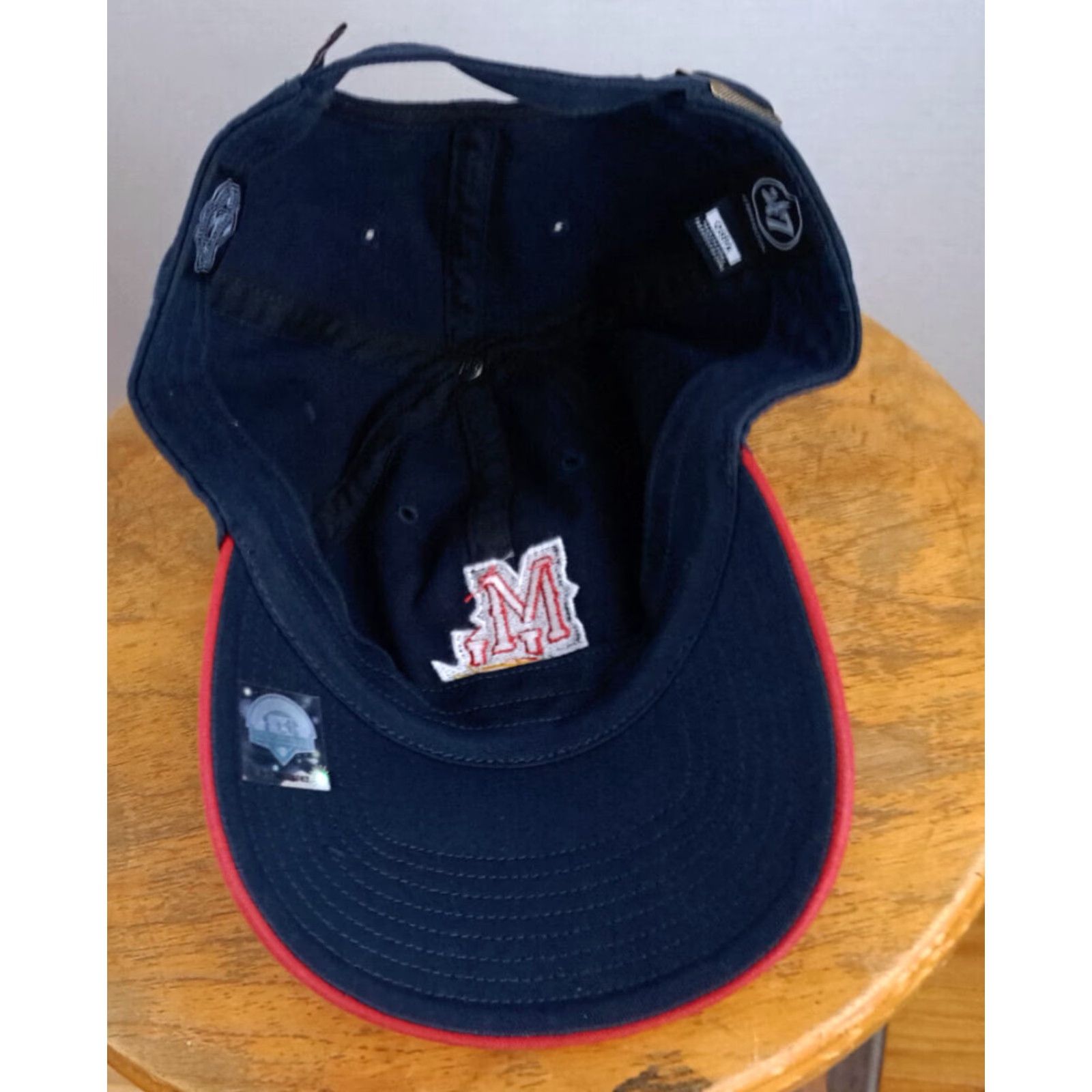 47 Toledo Mud Hens Baseball Cap 47 Adjustable Hat Blue Mens Cotton Adjustable Baseball Cap Size ONE SIZE - 4 Thumbnail