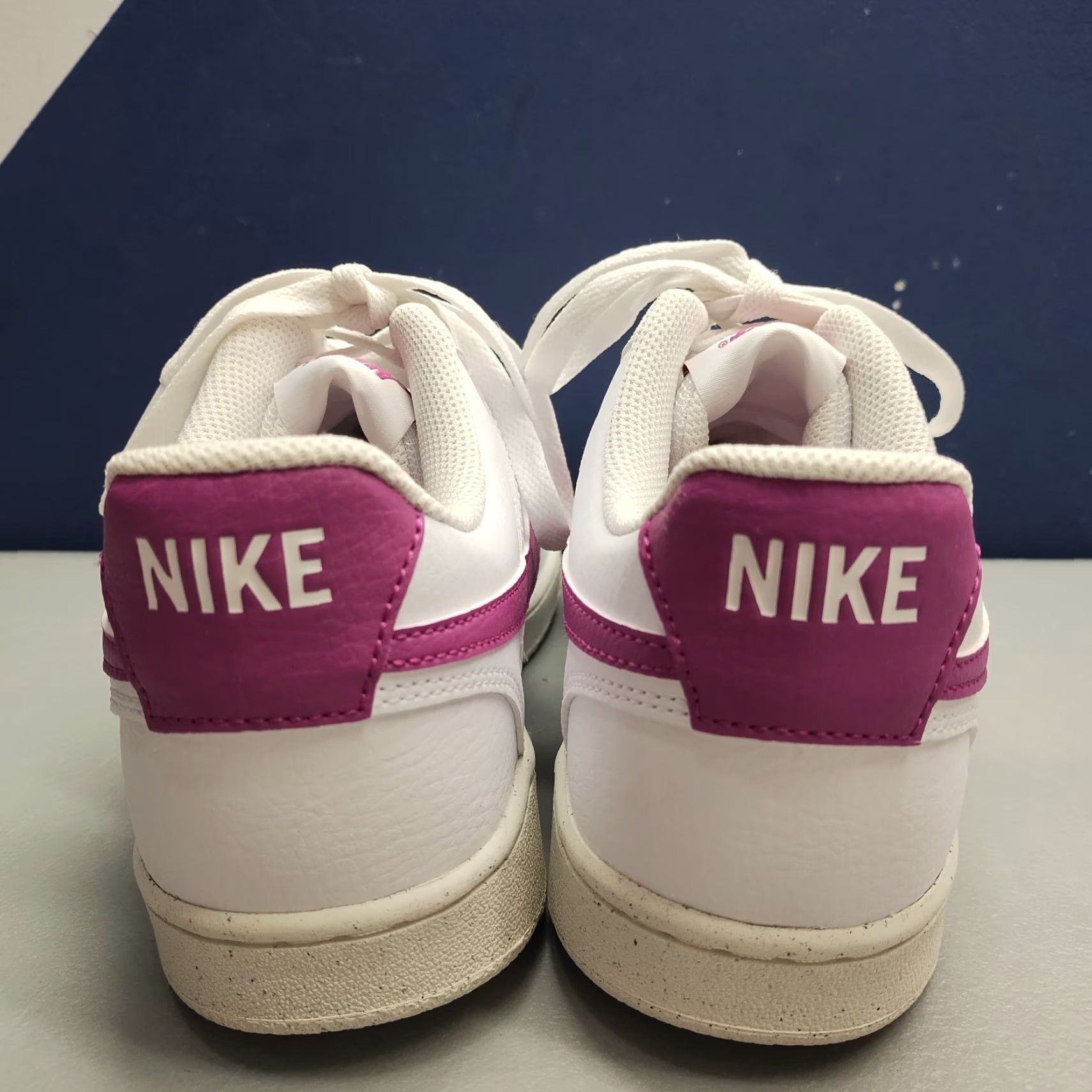 Nike Nike Court Vision Low Next Nature Sneakers Womens Size 9 US White Purple DH3158-500 Size US 9 / IT 39 - 5 Thumbnail