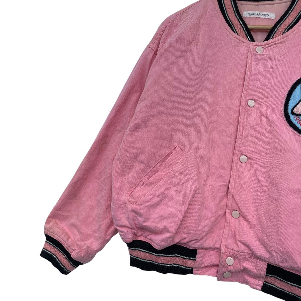 NHL 💥Vintage Japanese Brand Dixie Sport Bomber Hockey Jacket Size M / US 6-8 / IT 42-44 - 6 Thumbnail