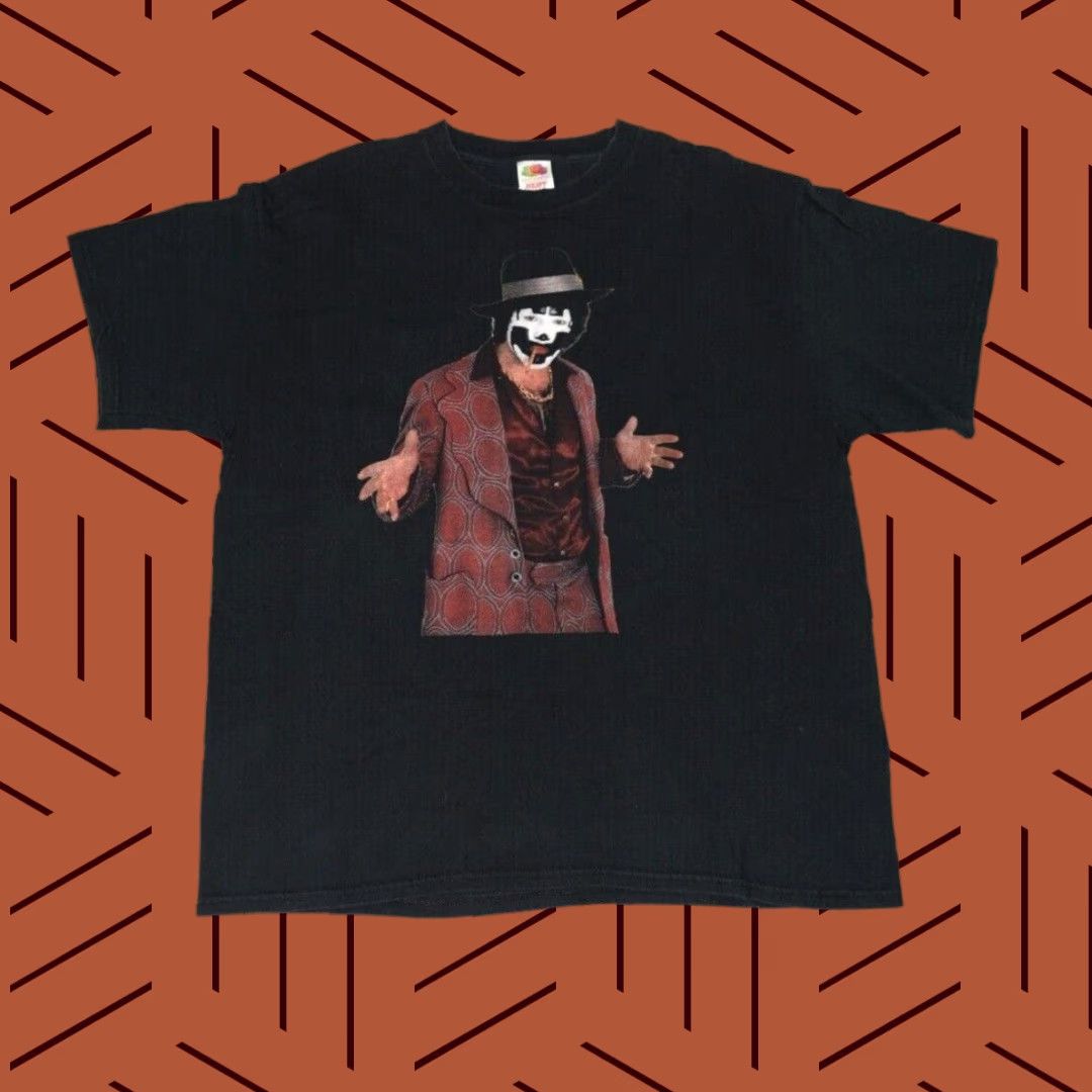 Fruit Of The Loom VINTAGE Insane Clown Posse Shaggy 2 Dope Hip Hop T-Shirt Mens XL Black Rare Size US XL / EU 56 / 4 - 1 Thumbnail