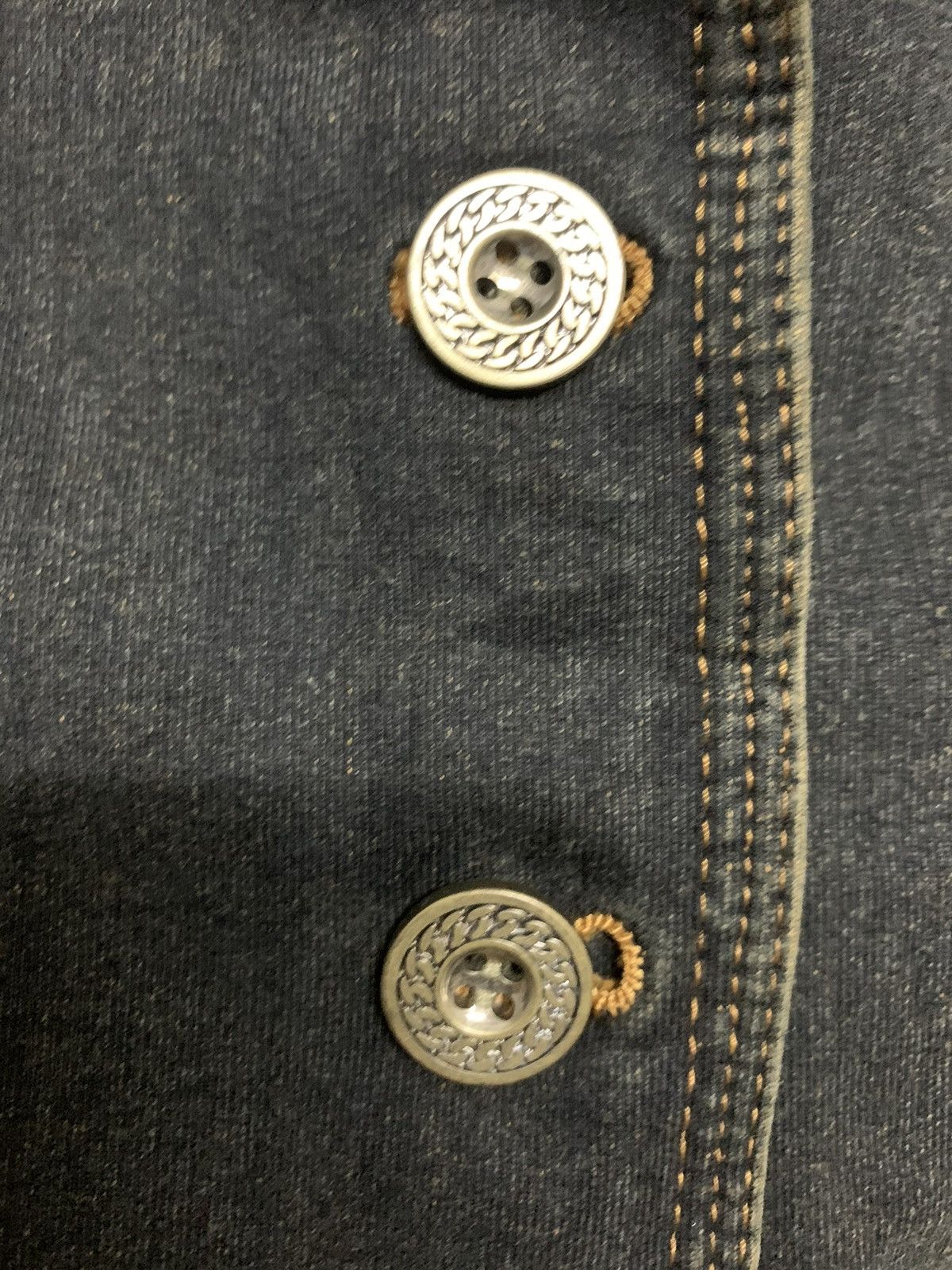 Designer × Japanese Brand × Kansai Yamamoto KANSAI BIS Denim Jacket Blazzer button and Zipper Size S / US 4 / IT 40 - 12 Thumbnail