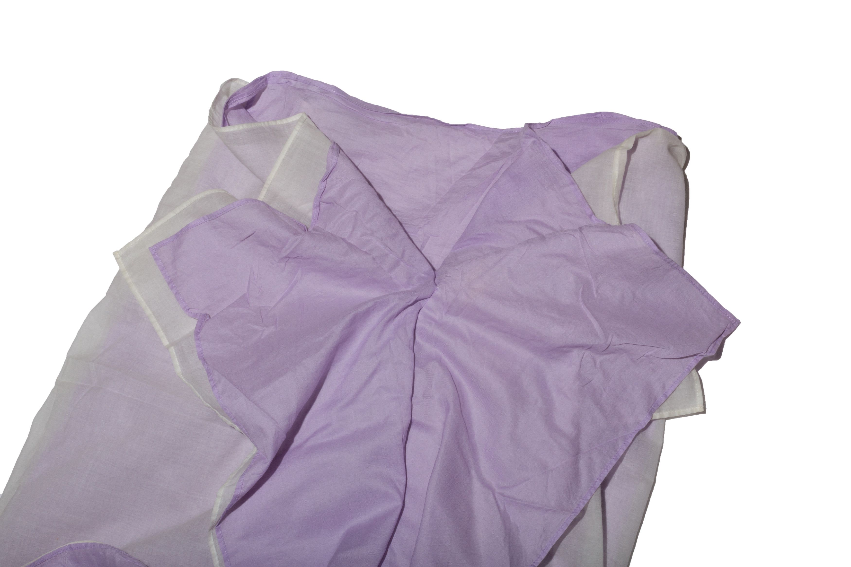 Issey Miyake EMBROIDERED LAYERED PANEL SHAWL CAPE Size M / US 6-8 / IT 42-44 - 3 Thumbnail