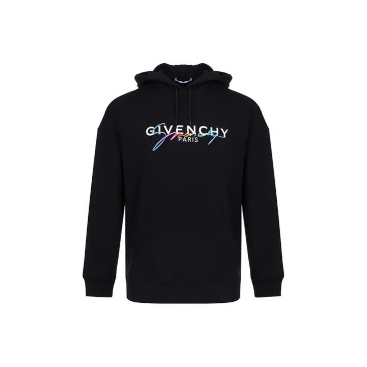 Givenchy Givenchy Logo Hoodie for Men in Black Size US XXL / EU 58 / 5 - 1 Thumbnail