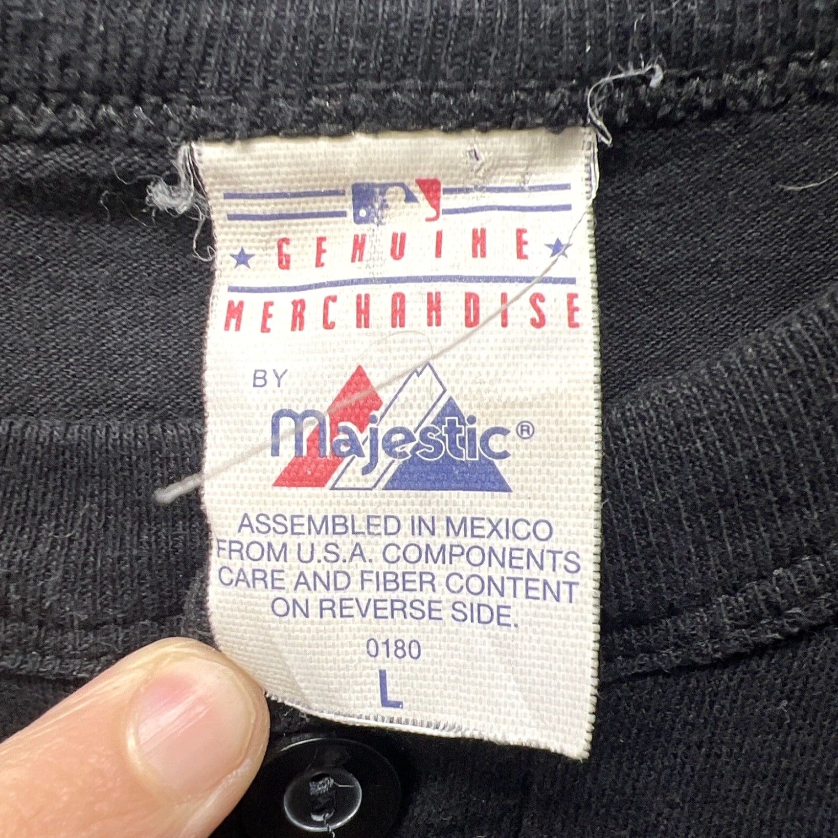 Vintage VINTAGE Arizona Diamondbacks T-Shirt Henley Black Graphic Mens Size L Size US L / EU 52-54 / 3 - 3 Thumbnail