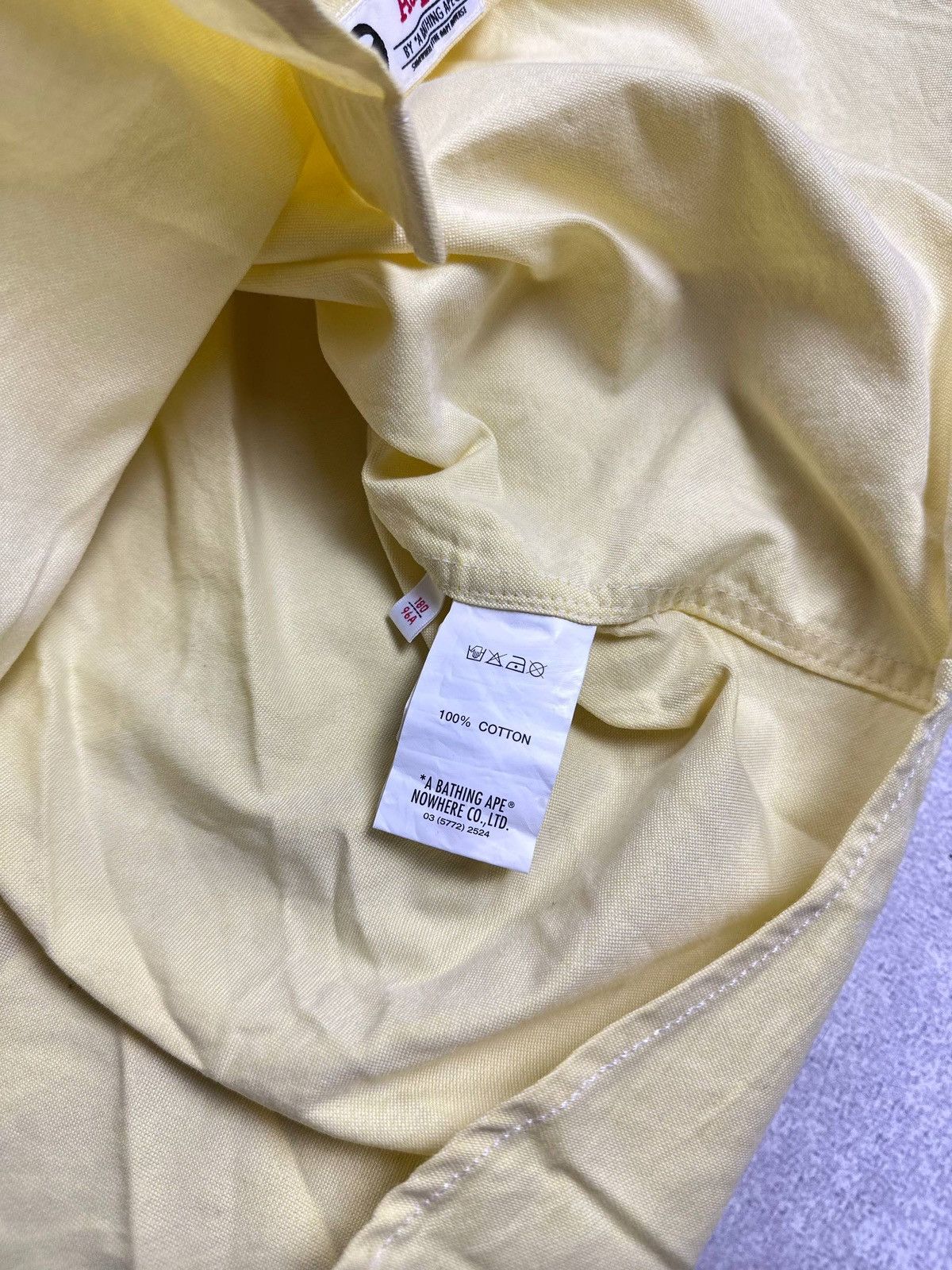 Aape Vintage Aape Bape Yellow Shirt Mens Rare Japanese Style L Size US L / EU 52-54 / 3 - 9 Thumbnail