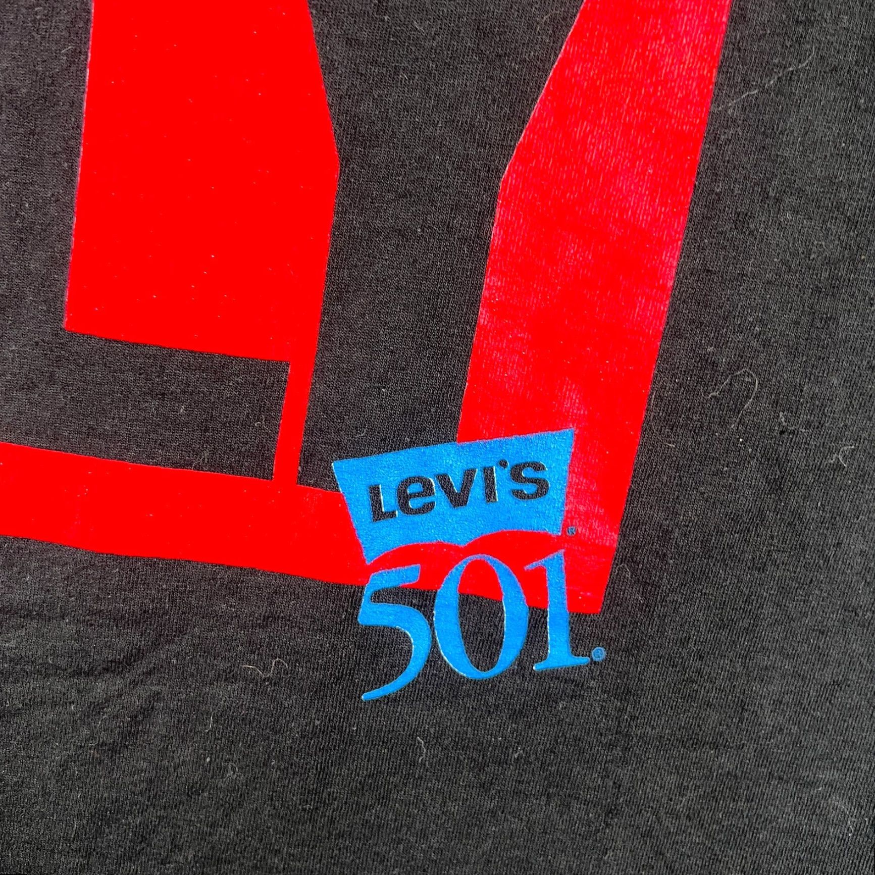 Levi's VINTAGE Levi's 501 Button Your Fly Shirt Medium Long Sleeve Black Shirt Mens 90s Classic Cotton Size US M / EU 48-50 / 2 - 3 Thumbnail